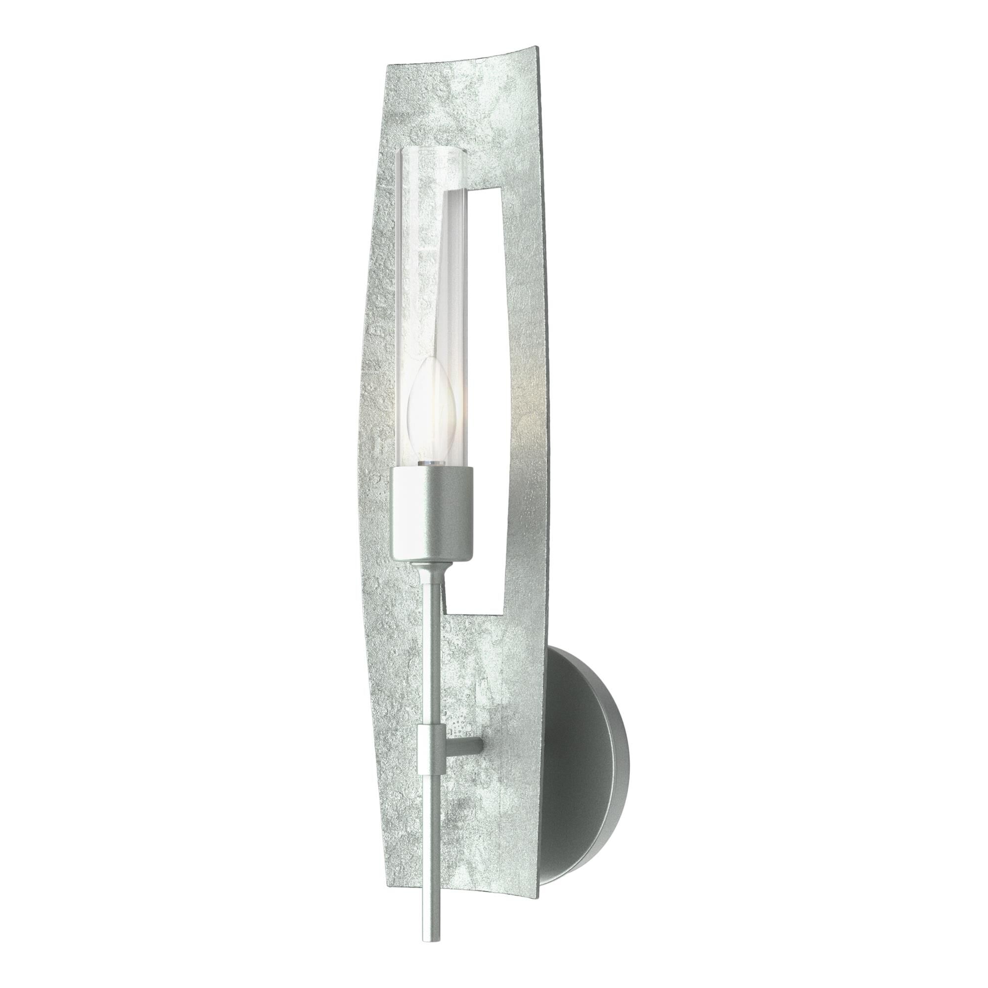 Shown in Vintage Platinum finish and Clear glass