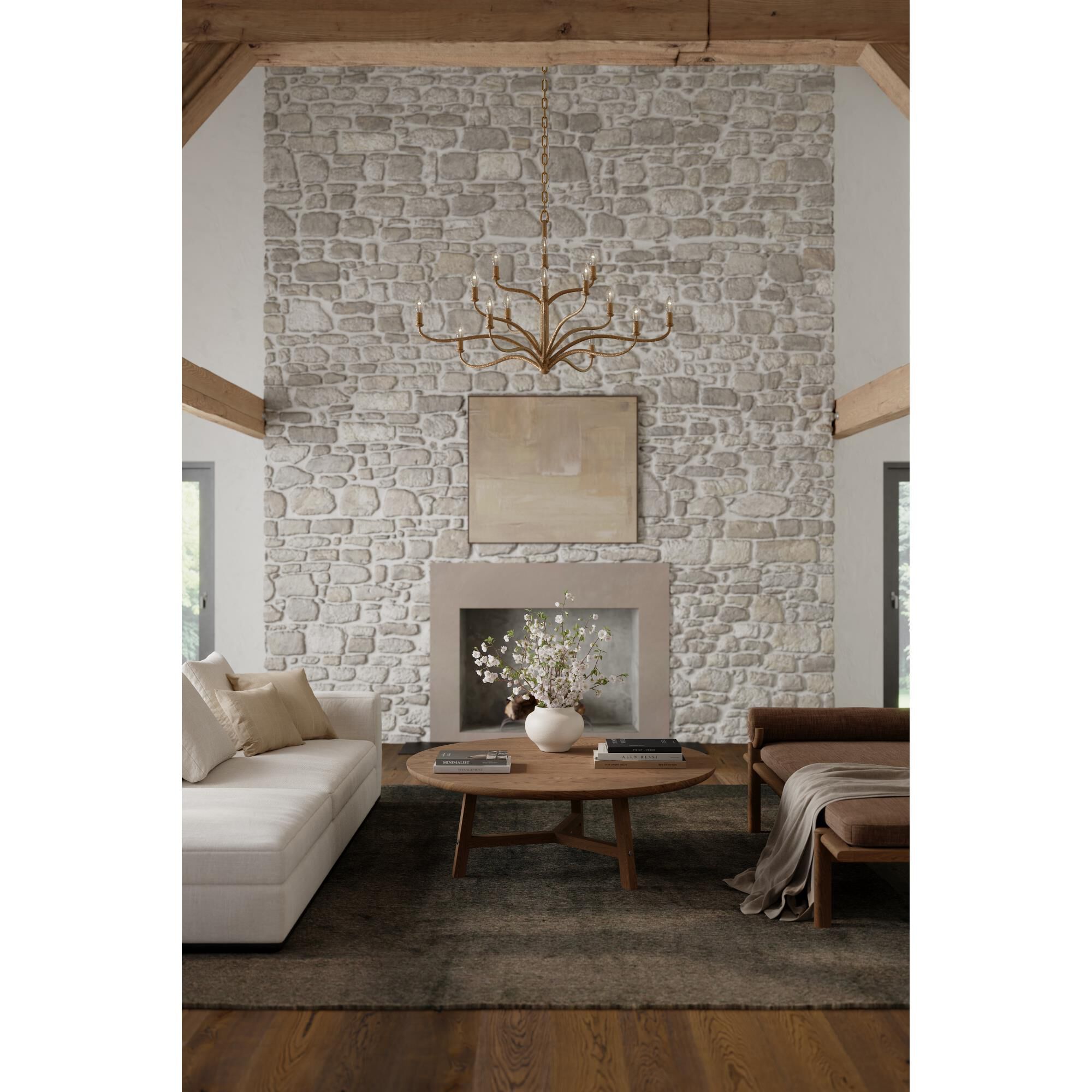 Shown in Textured Dusken Brass finish