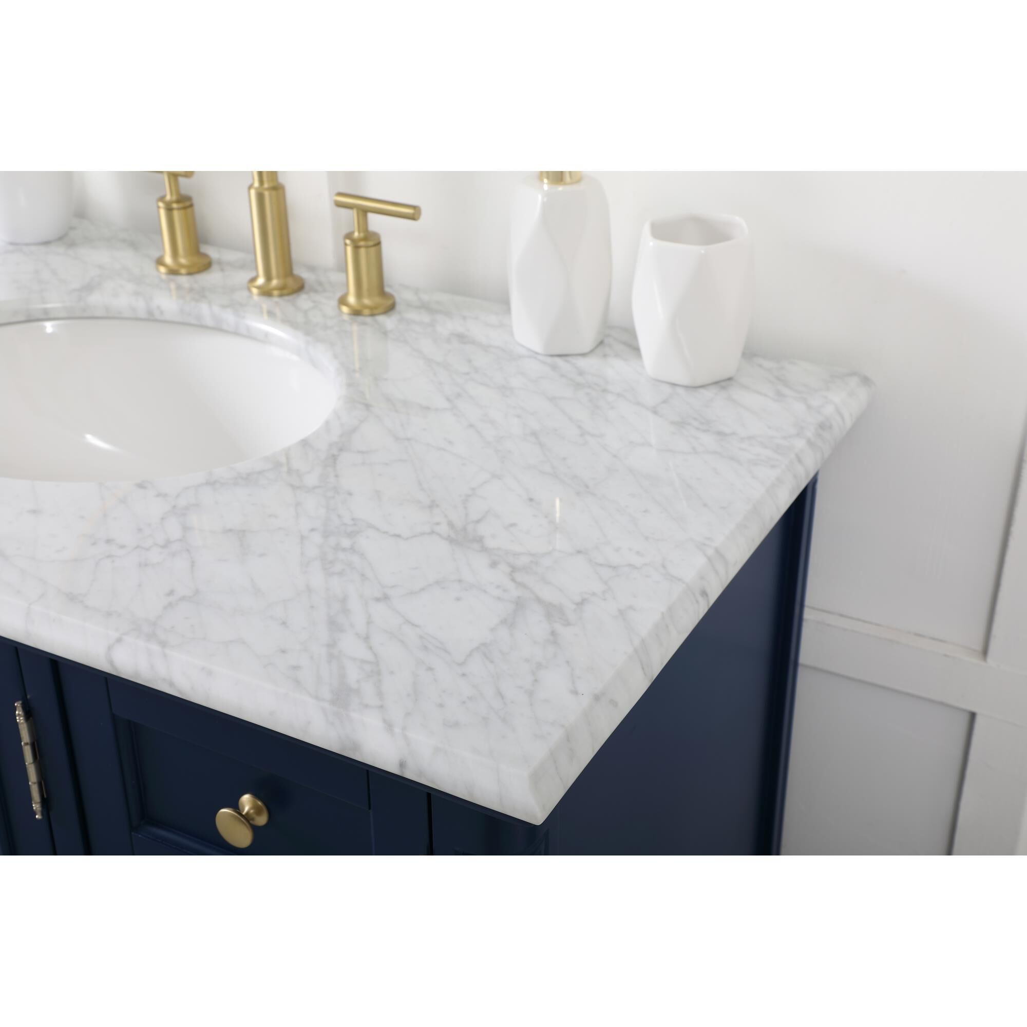 Shown in Blue finish