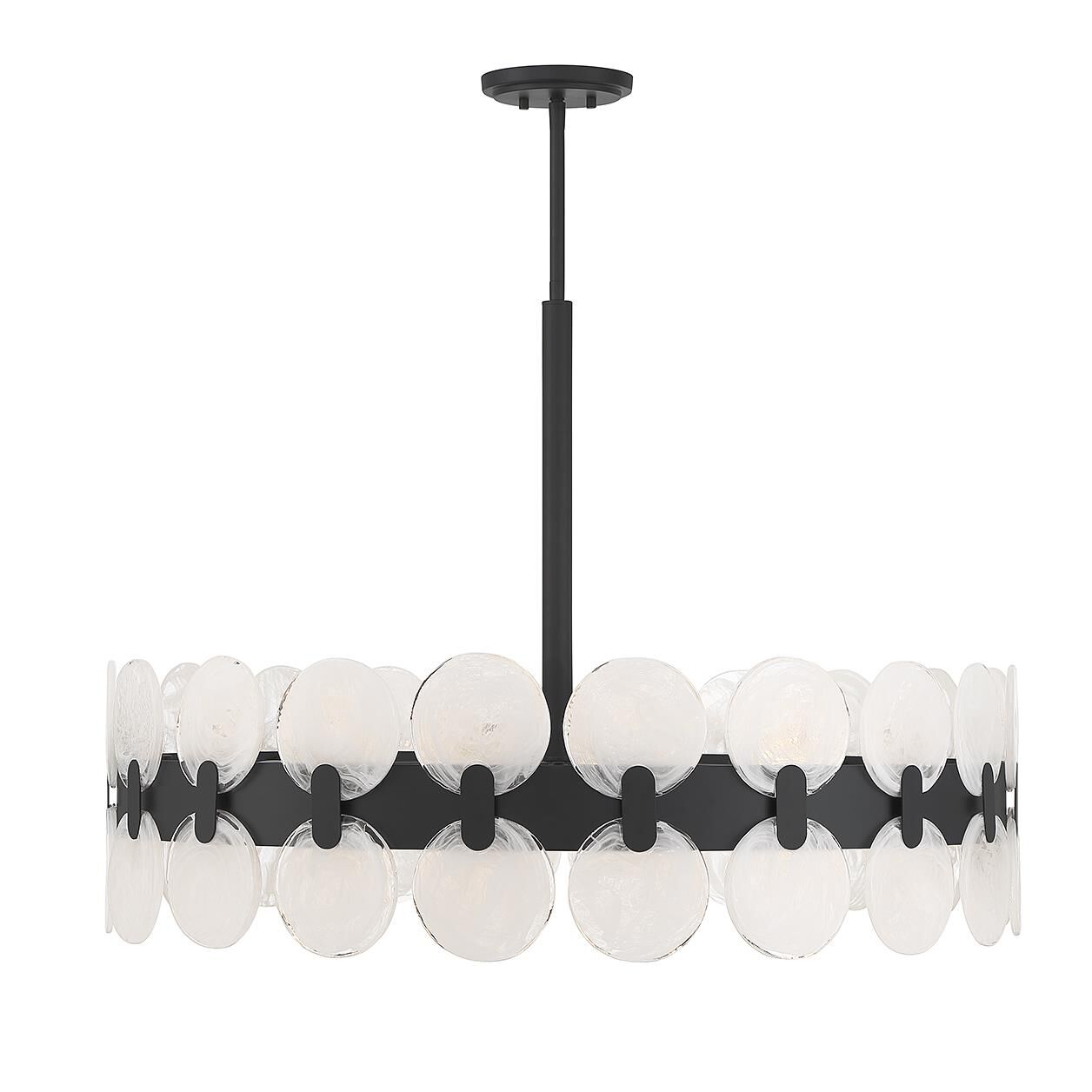 Boca 35 Inch 10 Light Chandelier by Savoy House