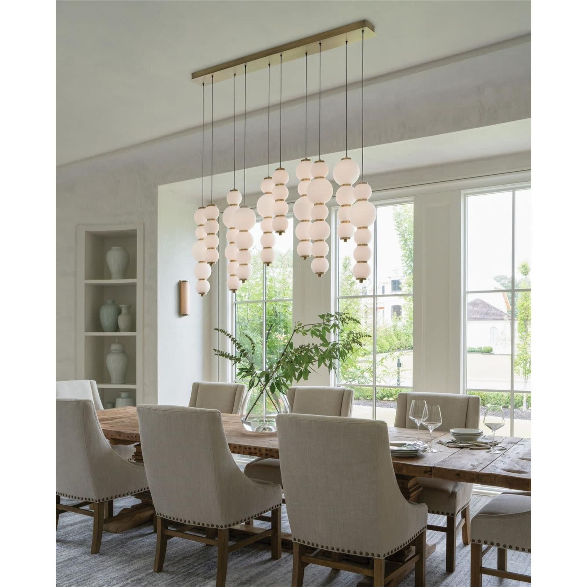Trigo Medium Linear Chandelier,
