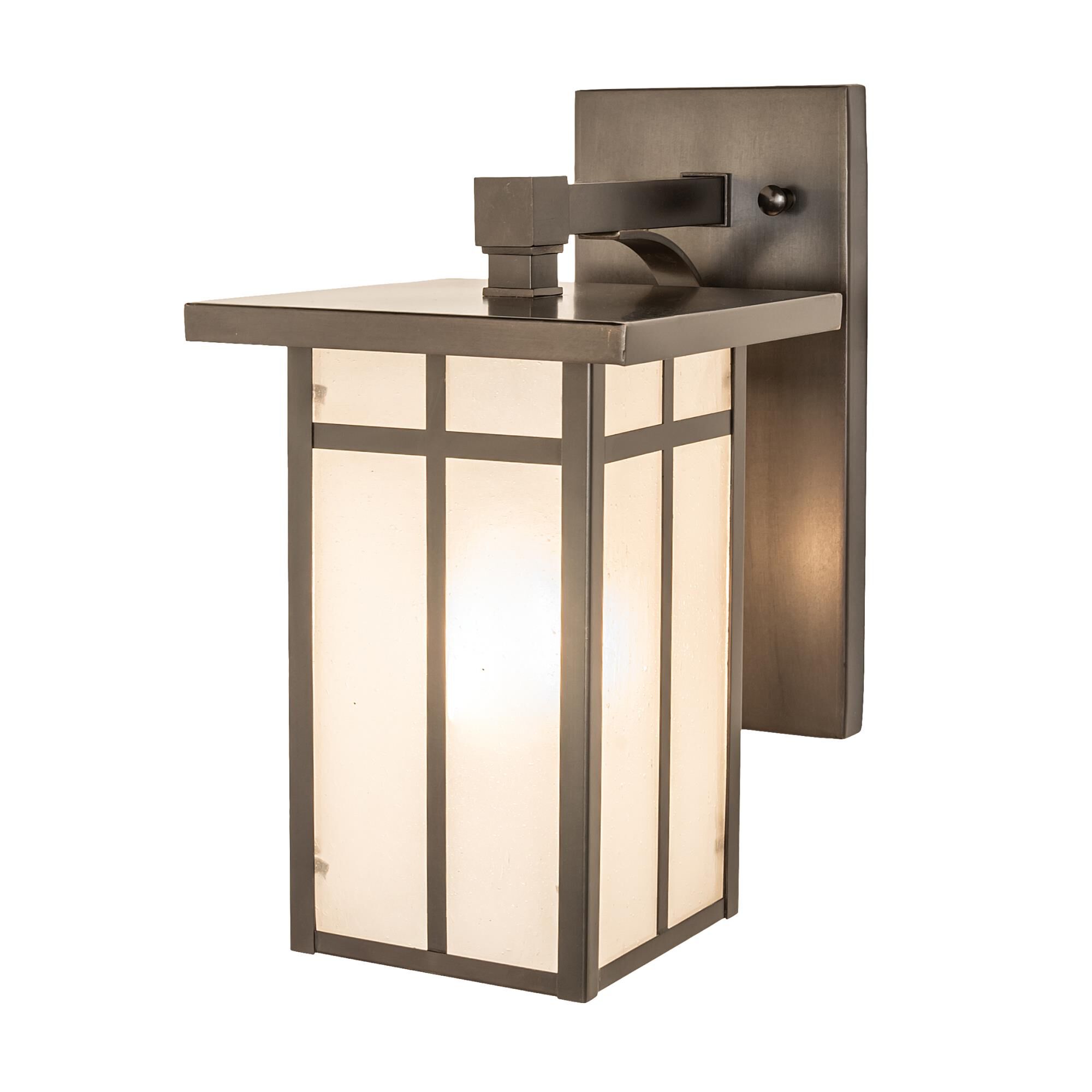 Meyda Lighting Hyde Park 12 Inch Tall Outdoor Wall Light