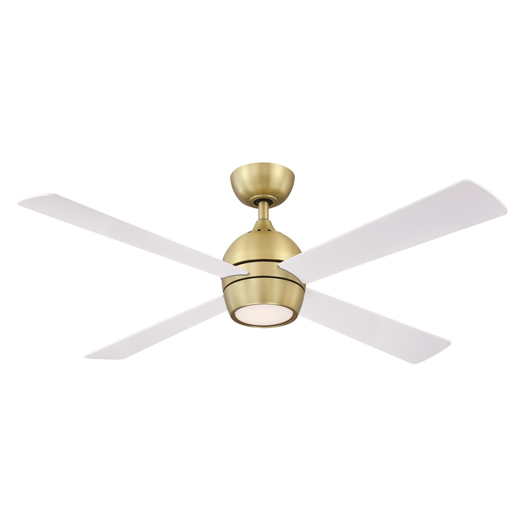 Shown in Brushed Satin Brass finish and Opal Frosted glass