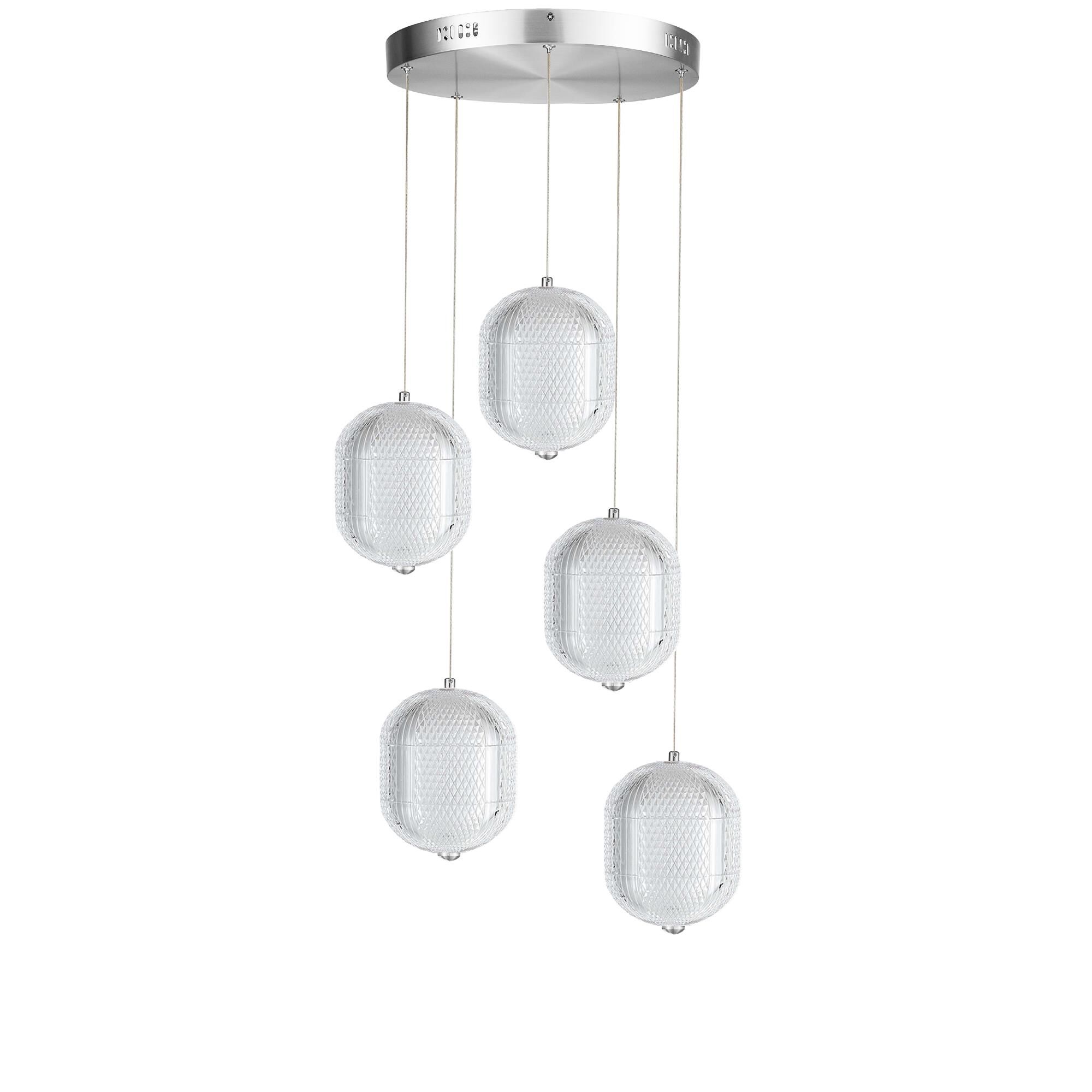 Peri 15 Inch Multi Light Pendant by Dainolite