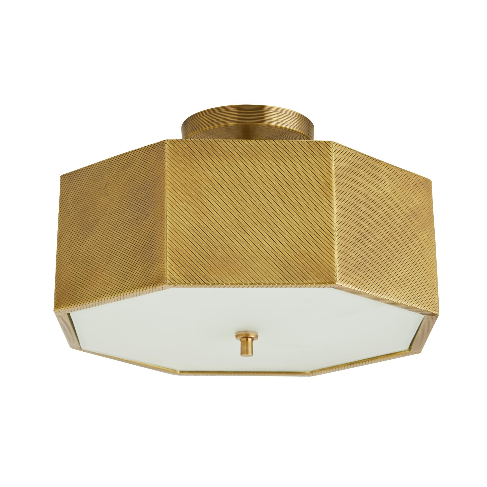 Grespan 17 Inch 2 Light Semi Flush Mount by Arteriors Home
