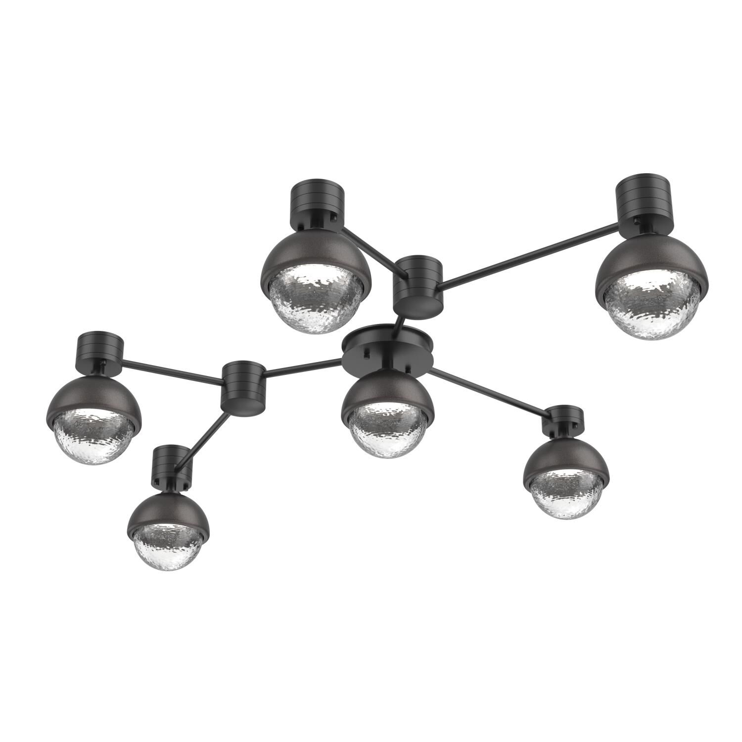 Shown in Matte Black finish and Clear glass and Graphite accent