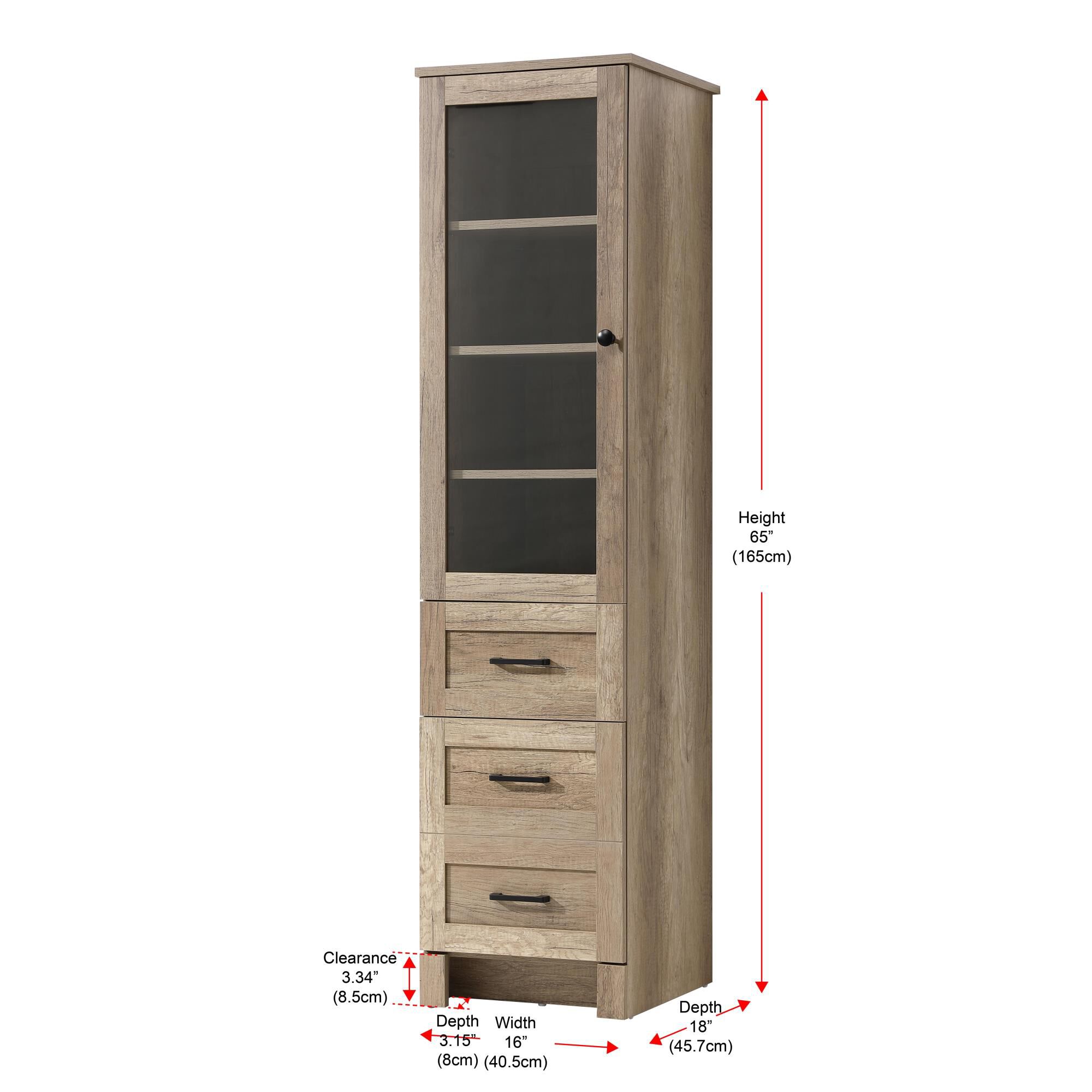 Soma 65 Inch Storage Cabinet by Elegant Decor