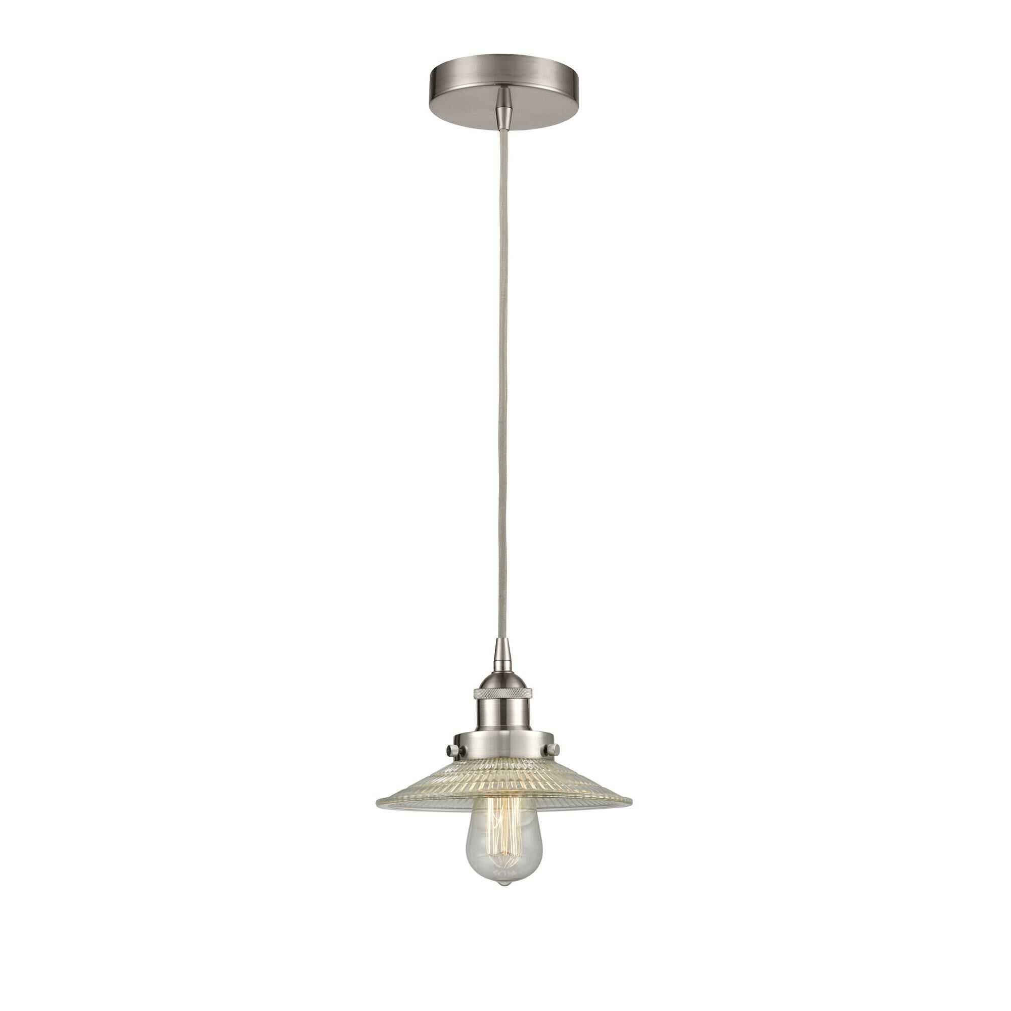 Bruno Marashlian Halophane 9 Inch Mini Pendant by Innovations Lighting