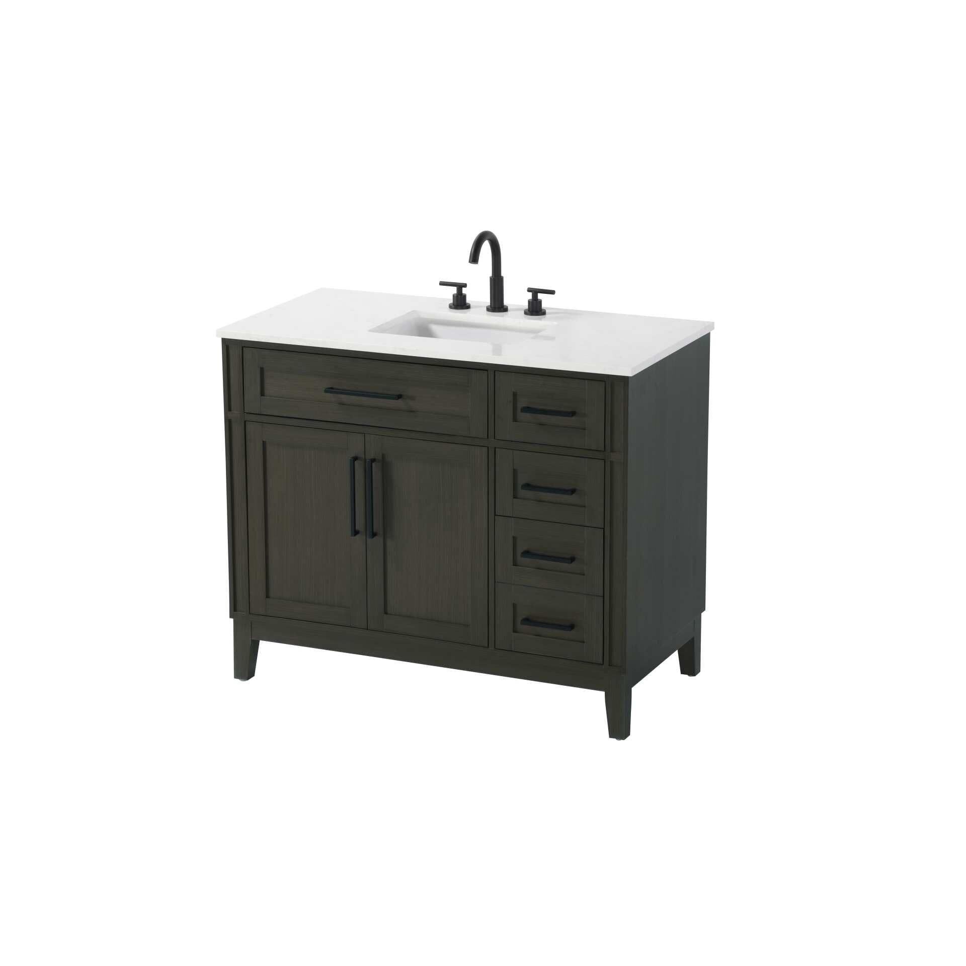 Virginia 42 Inch Bath Vanity by Elegant Decor