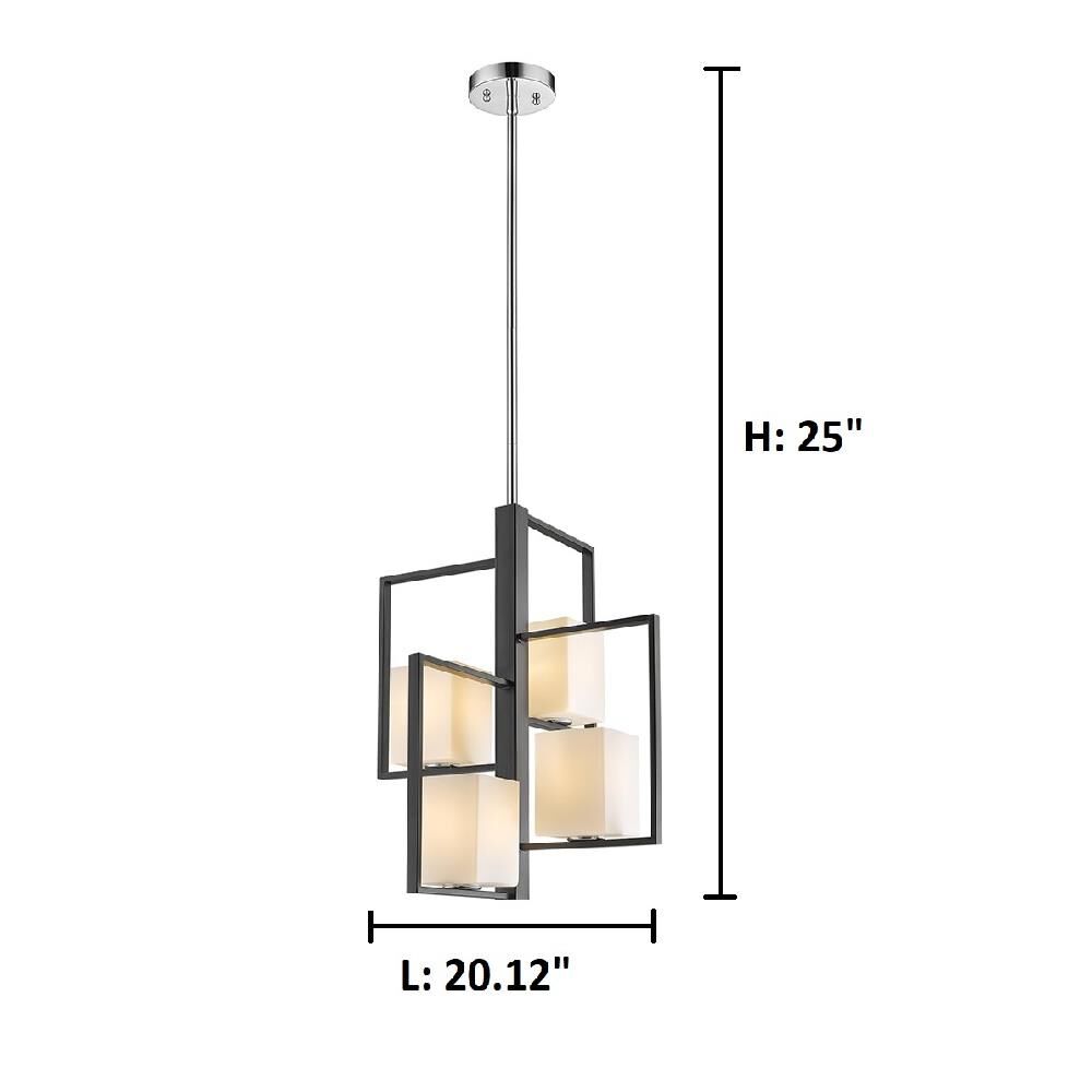 Eglo Regis Falls 20 Inch 4 Light Multi Light Pendant by Eglo Lighting
