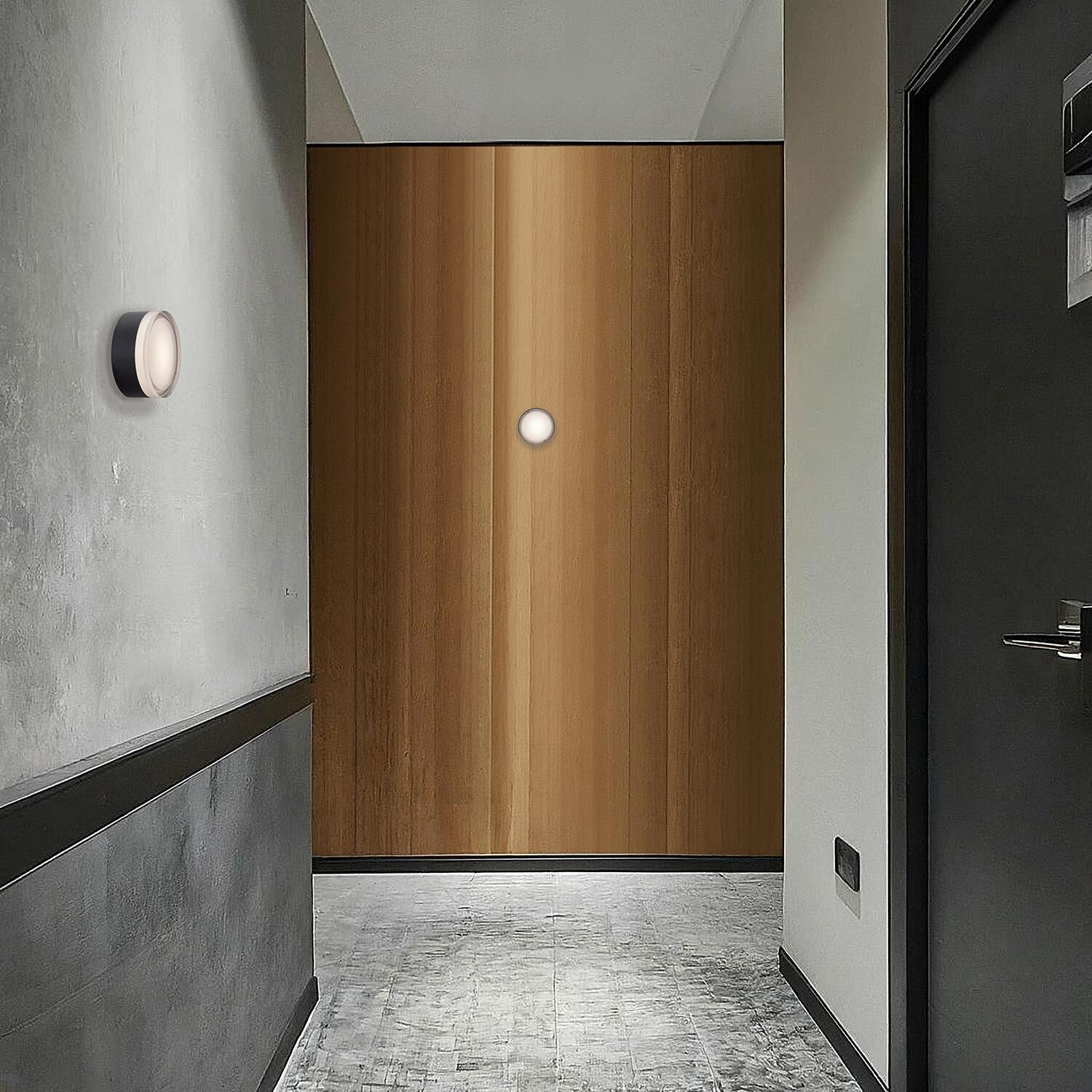 Shown in Black finish and White glass