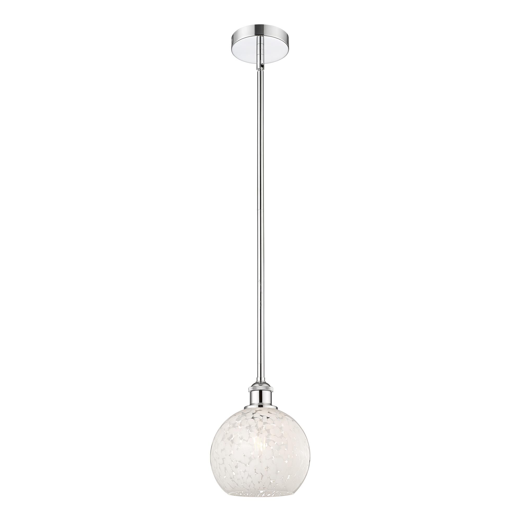 Bruno Marashlian White Mouchette 8 Inch Mini Pendant by Innovations Lighting