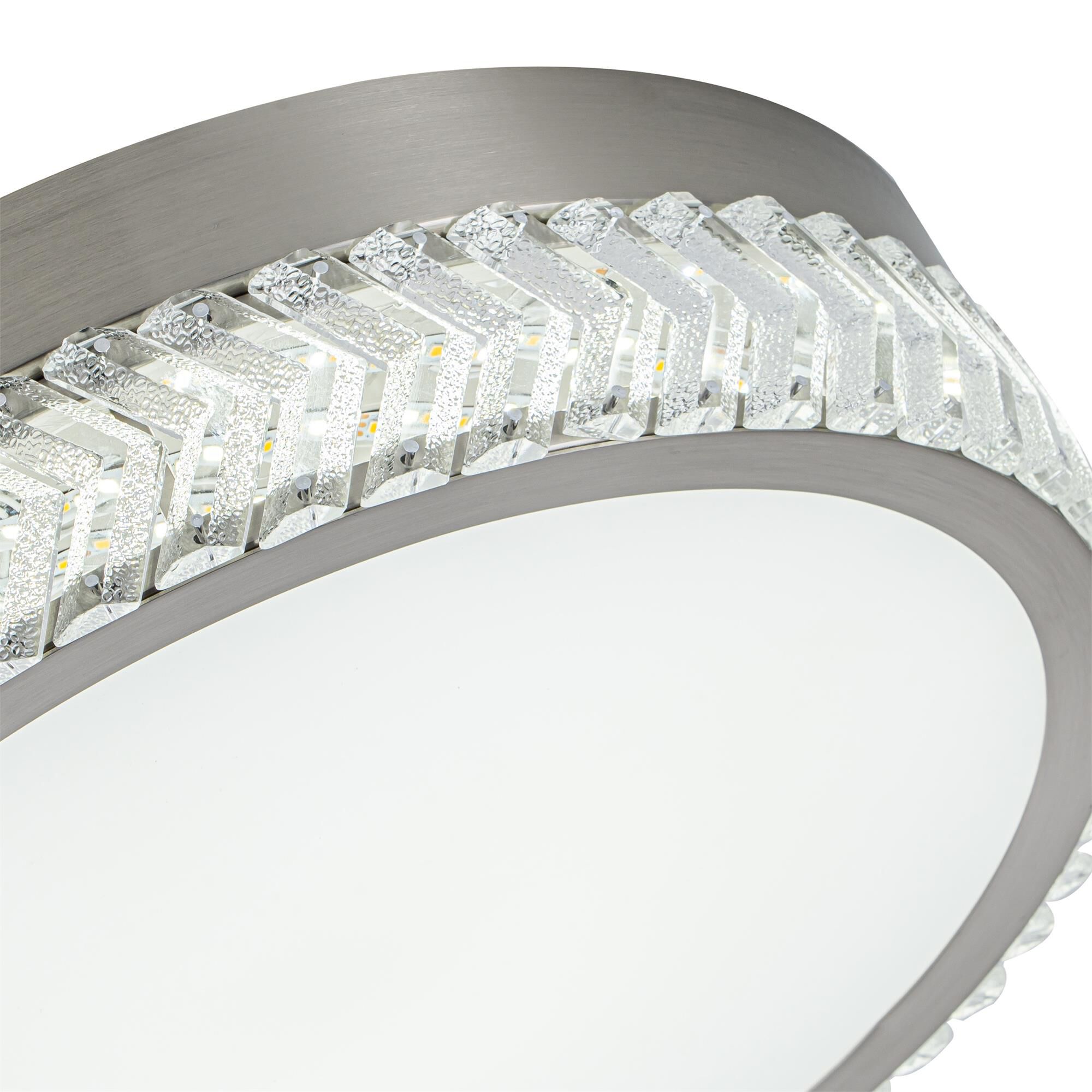 Shown in Brushed Nickel finish