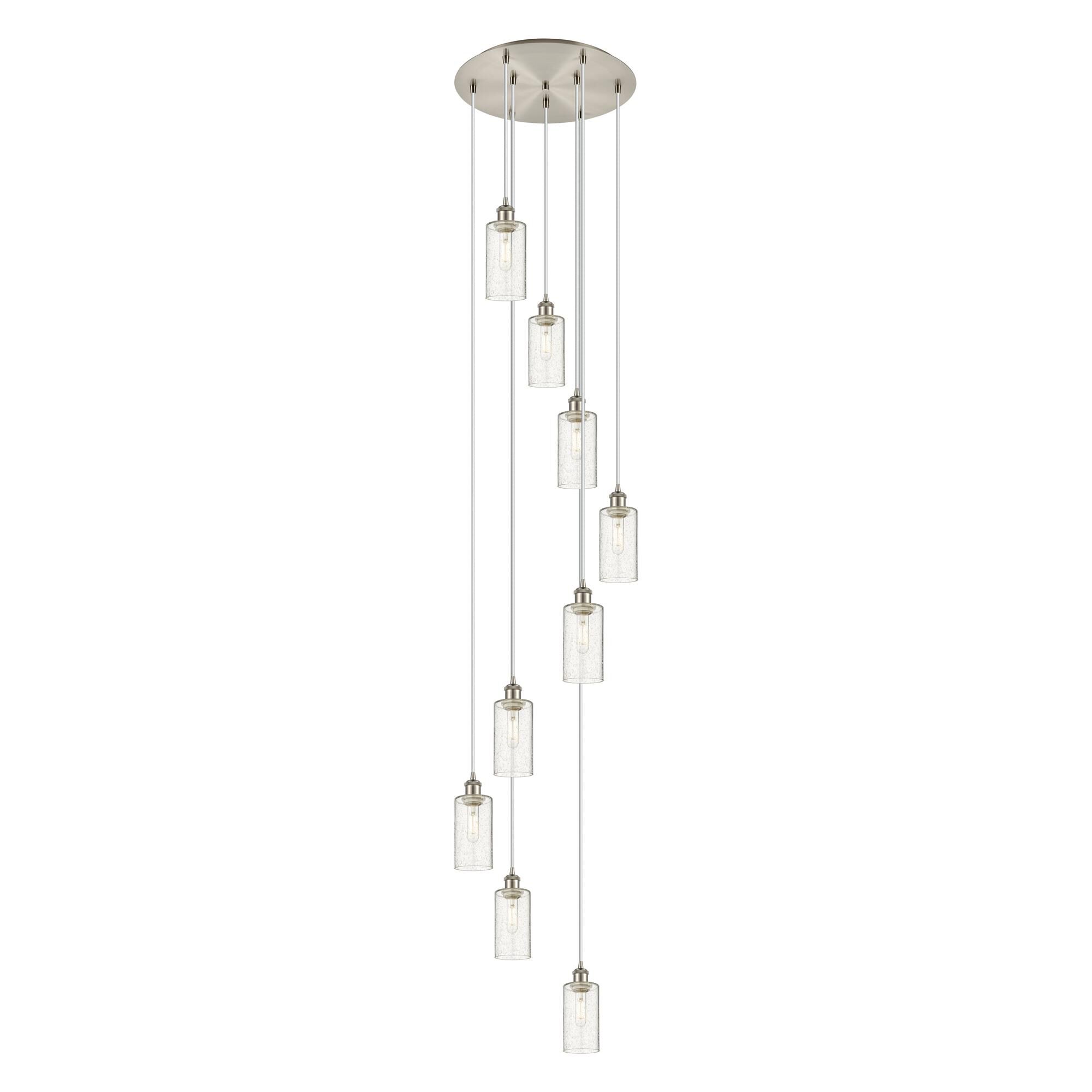 Shown in Satin Nickel finish and Seedy shade