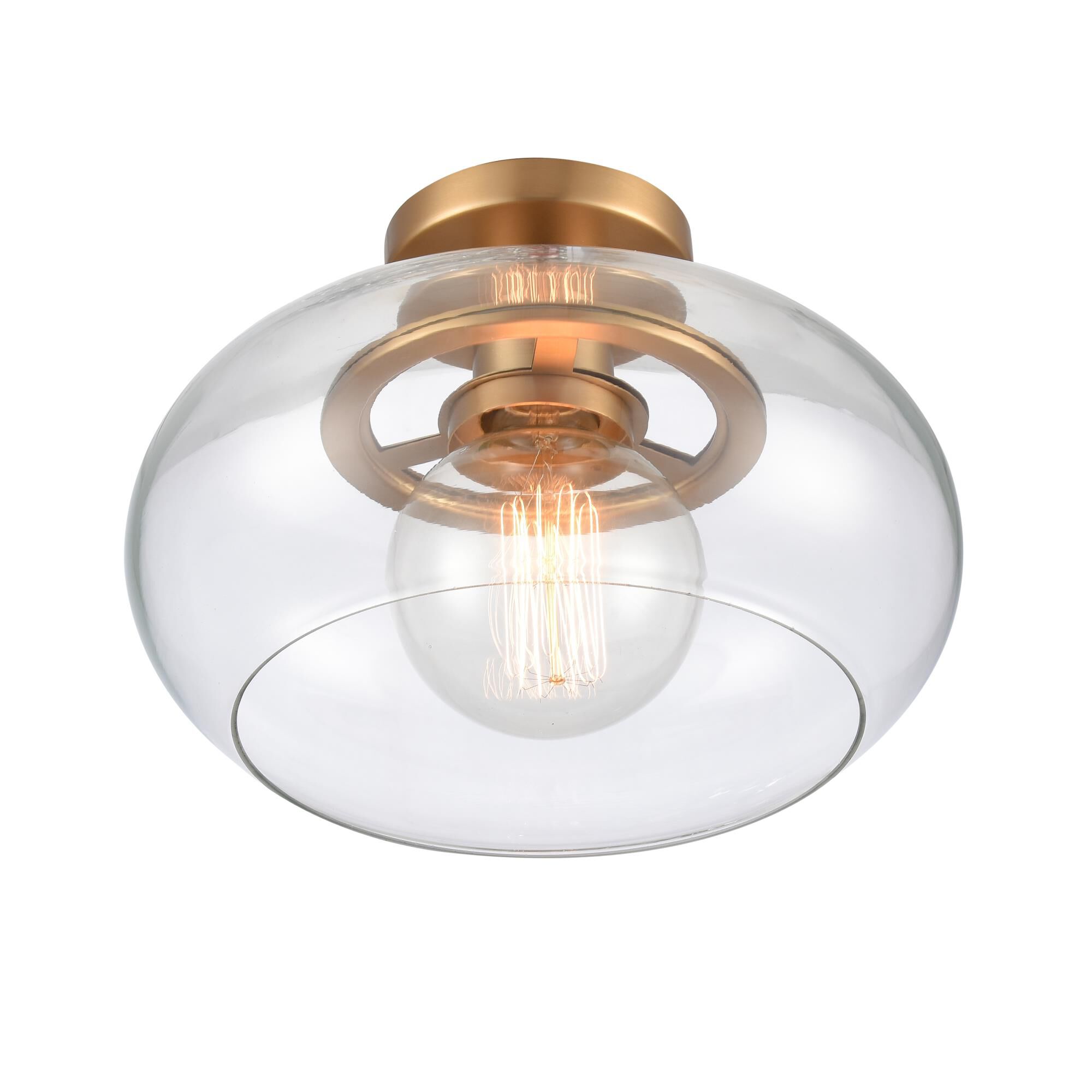 Clement 13 Inch 1 Light Semi Flush Mount by ELK Lighting
