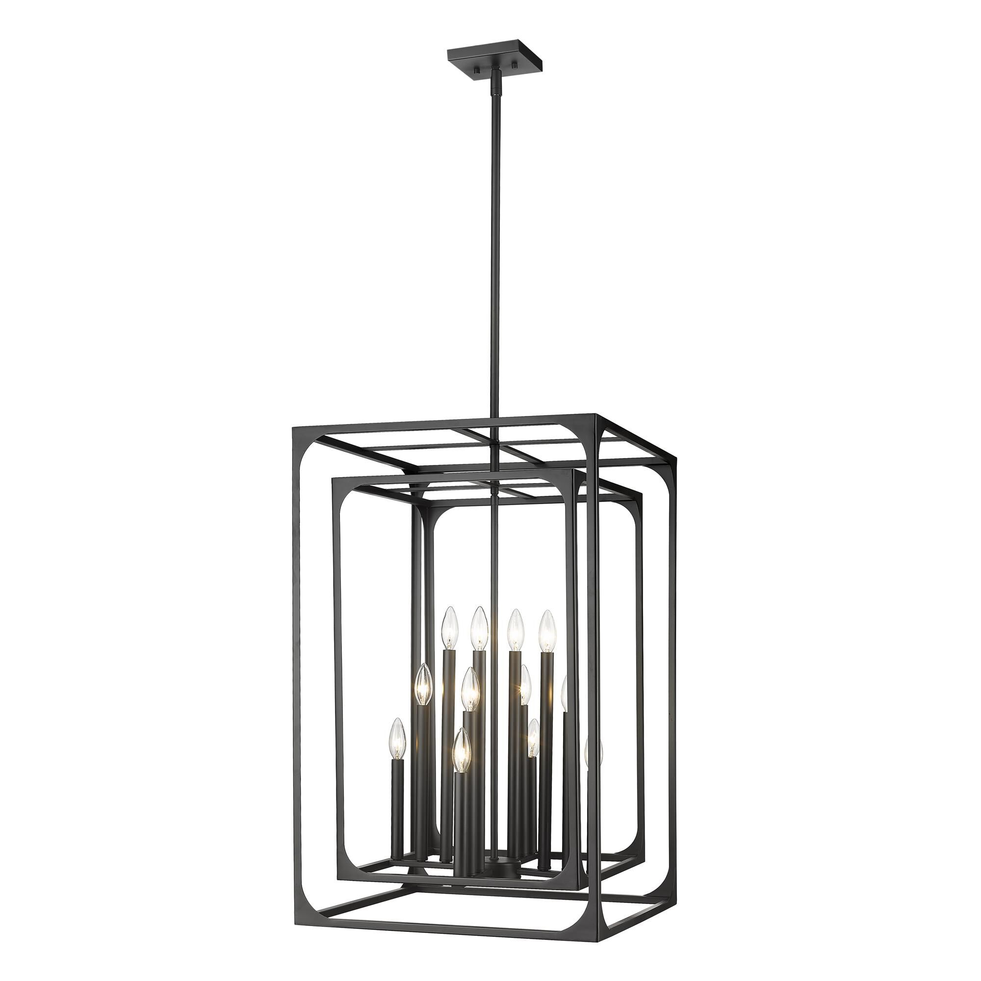Shown in Matte Black finish and Steel shade