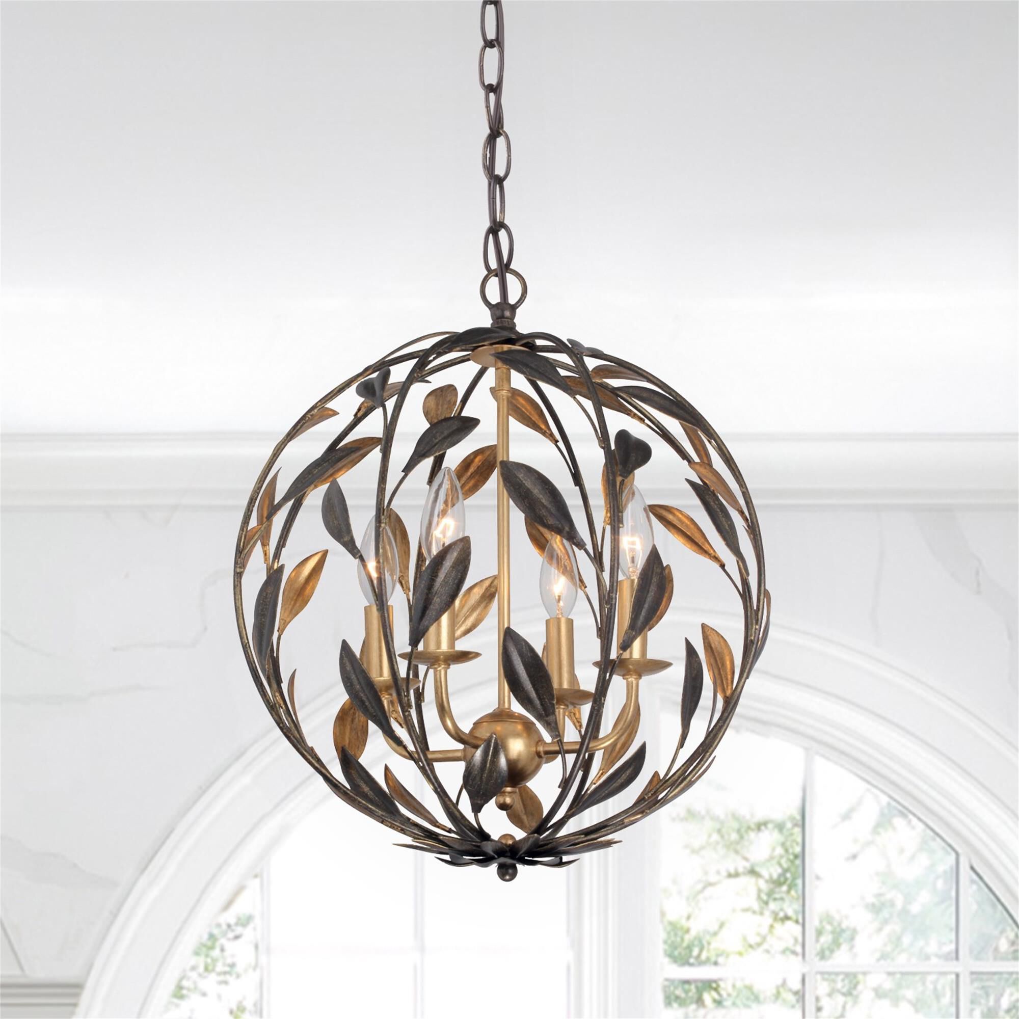 Shown in English Bronze + Antique Gold finish
