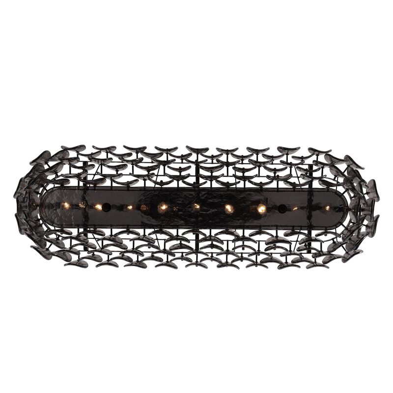 Uroko Medium Linear Chandelier by Kalco