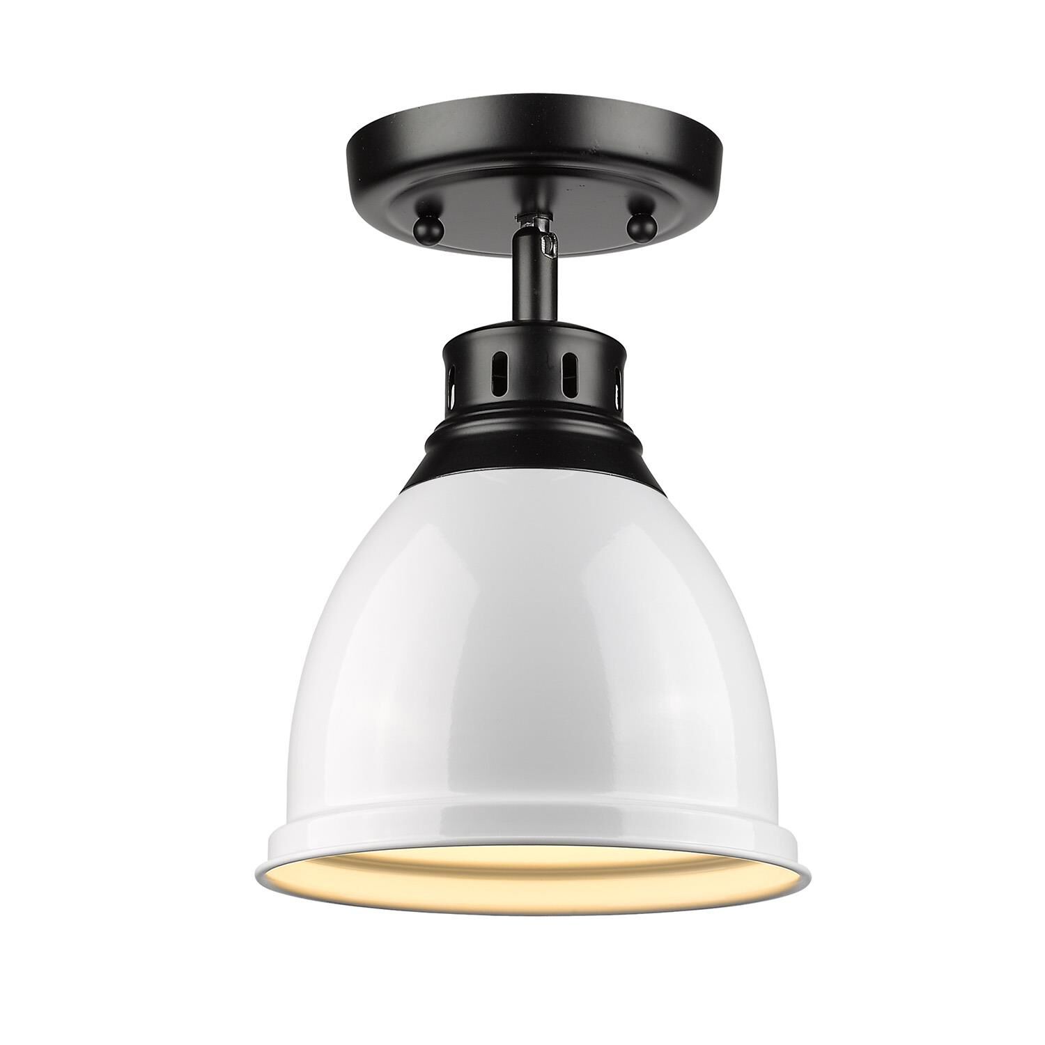 Duncan 12 Inch Semi Flush Mount by Golden Lighting