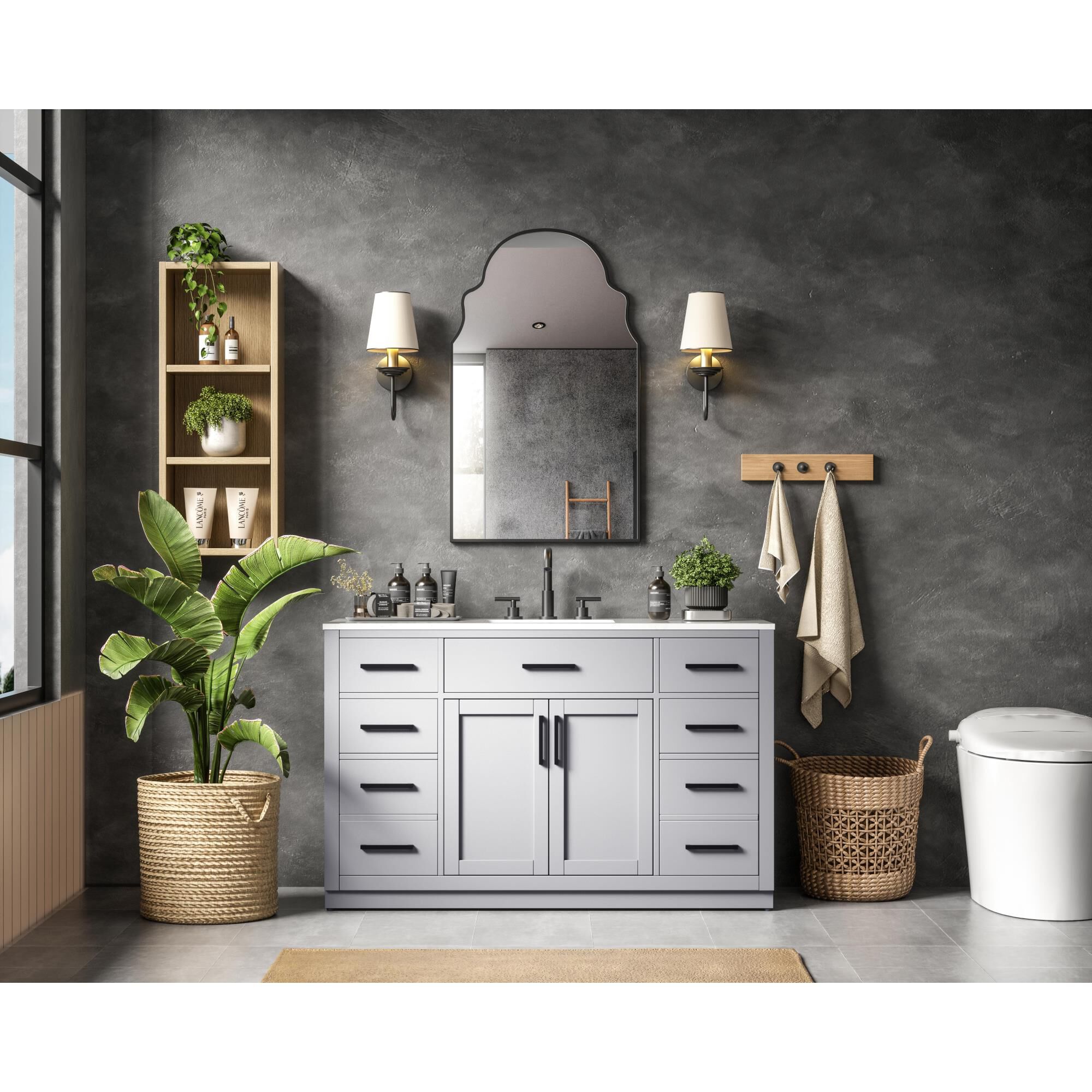 Alden 54 Inch Bath Vanity by Elegant Dcor