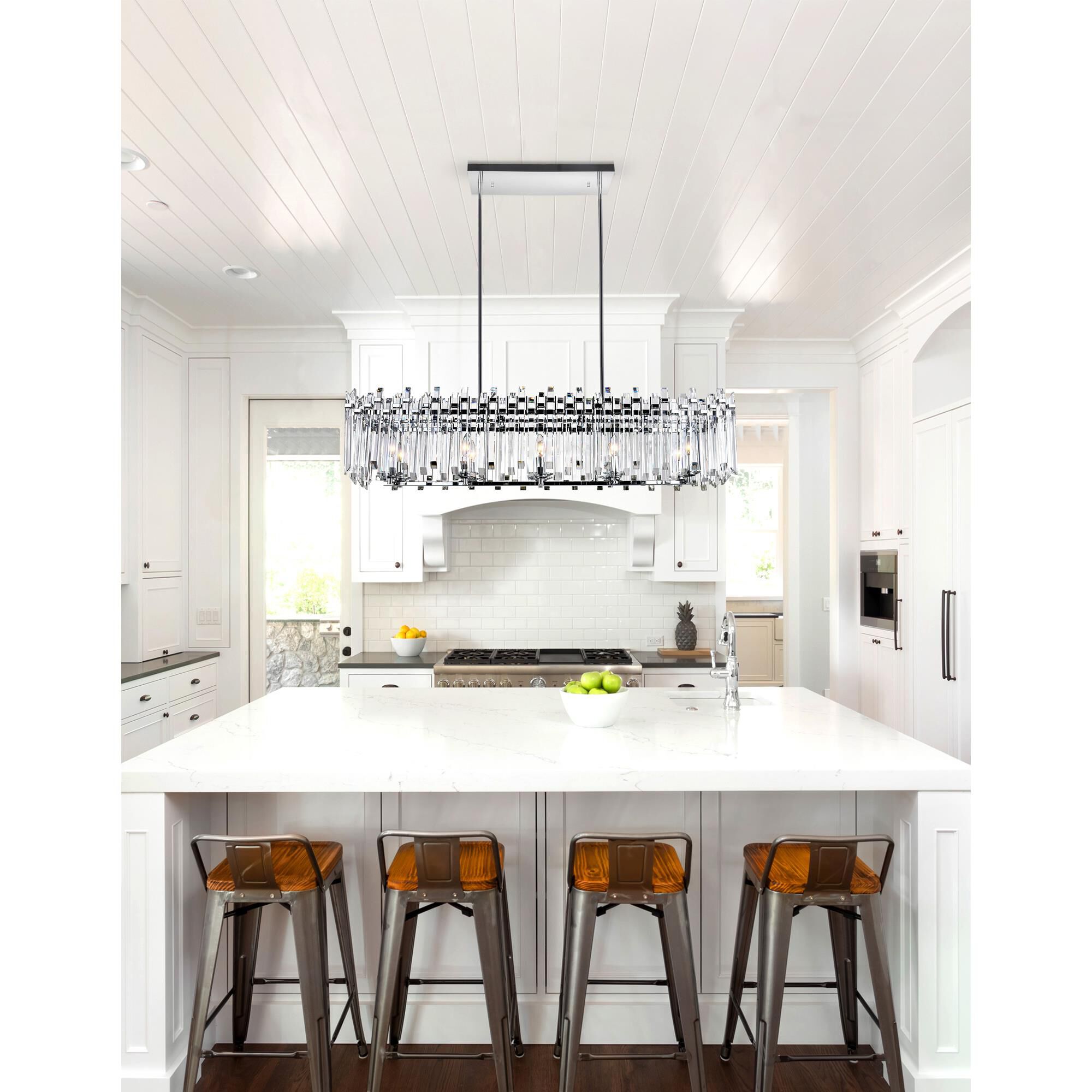 Henrietta 47 Inch 10 Light Linear Suspension Light by CWI Lighting