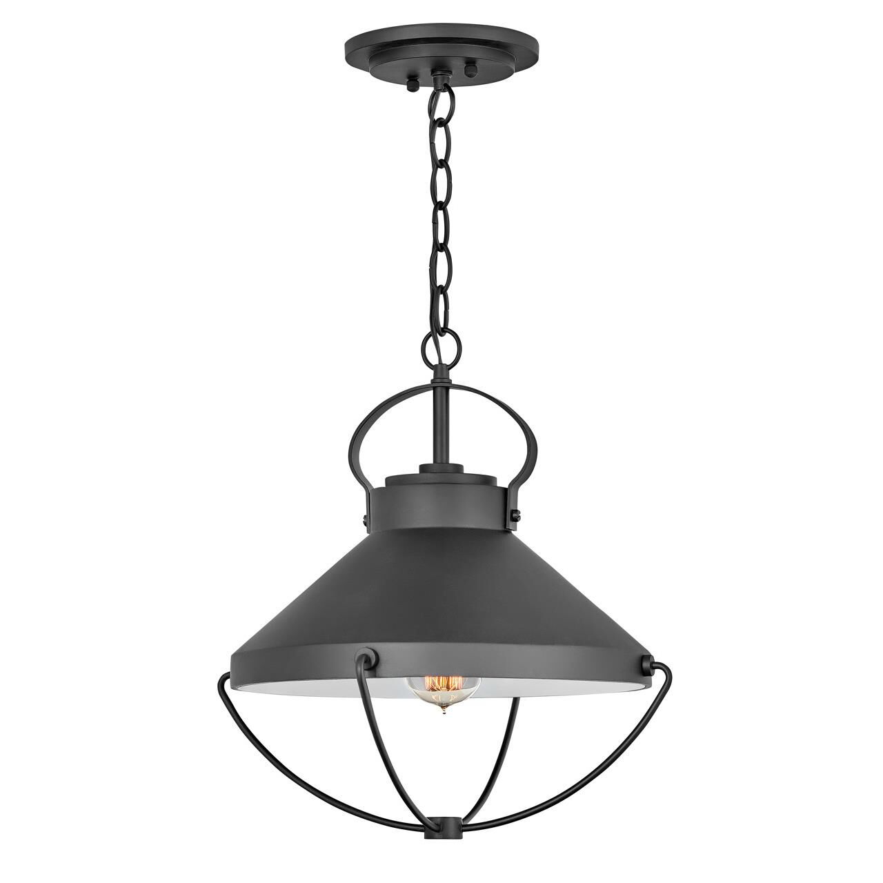 Crew 15 Inch Tall 1 Light Outdoor Hanging Lantern by Hinkley Lighting