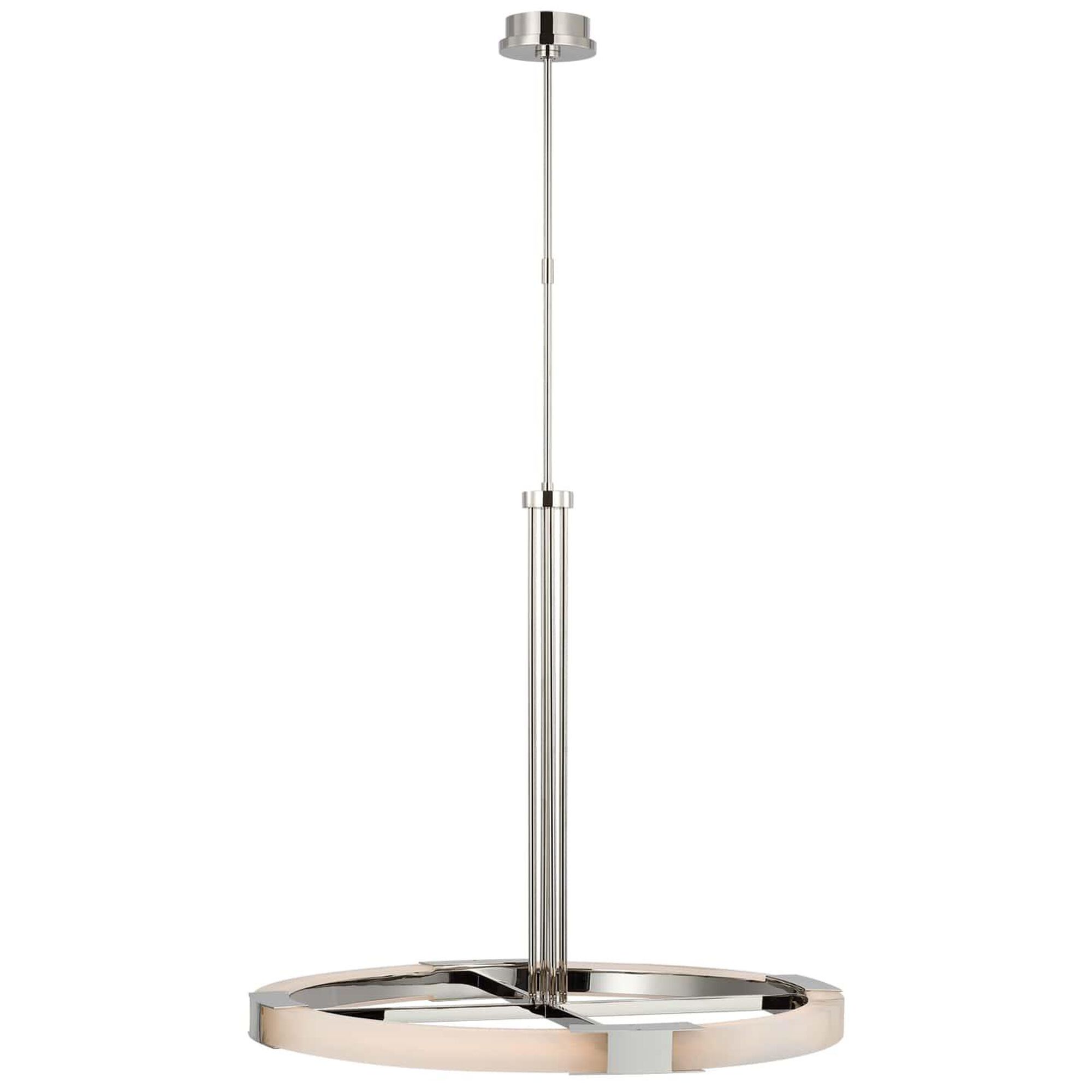 Shown in Polished Nickel and Alabaster finish