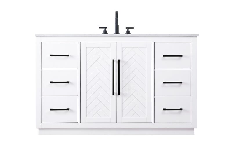 Chase 54 Inch Bath Vanity by Elegant Dcor