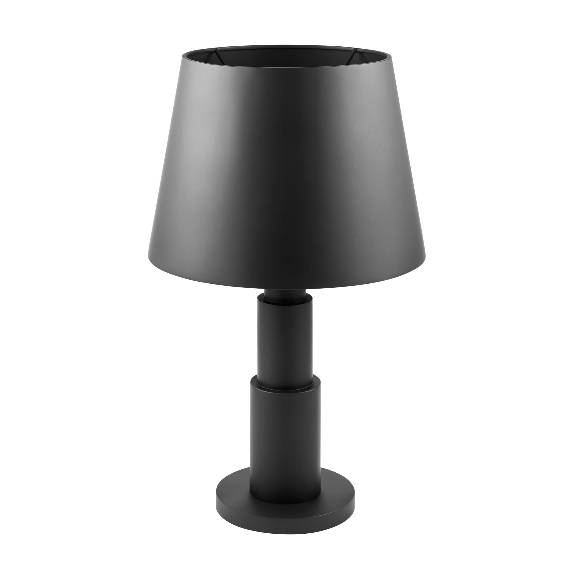 Shown in Matte Black finish and Matte Black shade