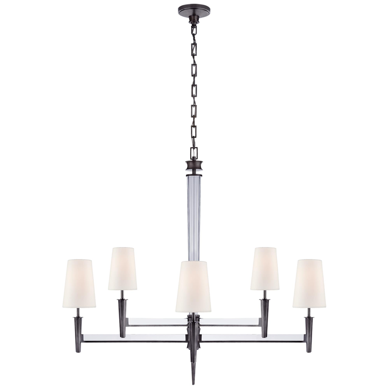 Thomas O'Brien Lyra 42 Inch 8 Light Chandelier by Visual Comfort Signature Collection