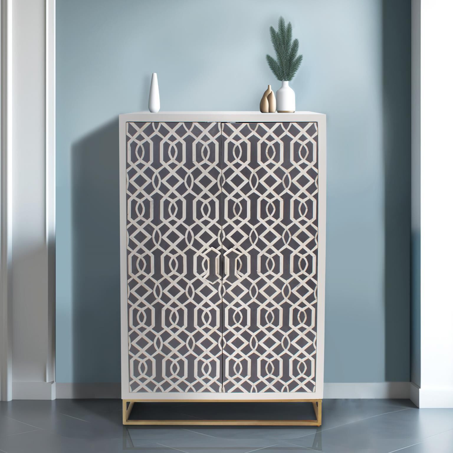 Arrouge Storage Cabinet by Howard Elliott Collection