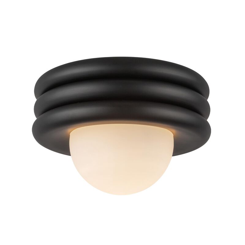 Harvey 12 Inch Semi Flush Mount by Alora Mood