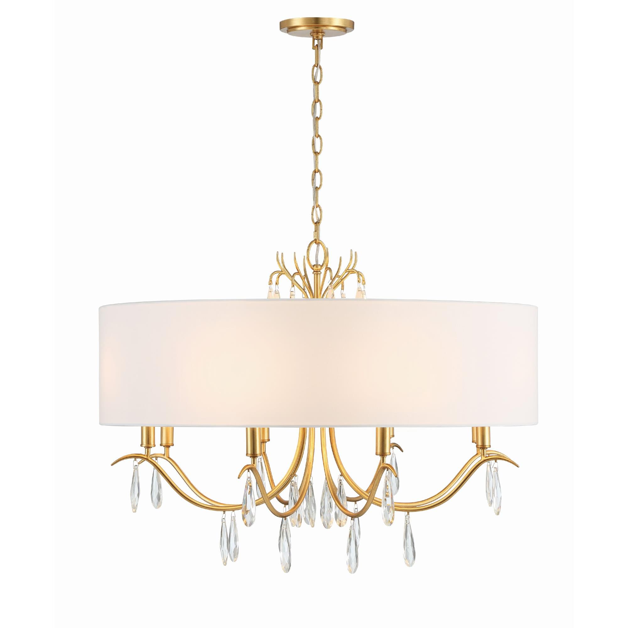 Rollins 32 Inch Chandelier by Crystorama