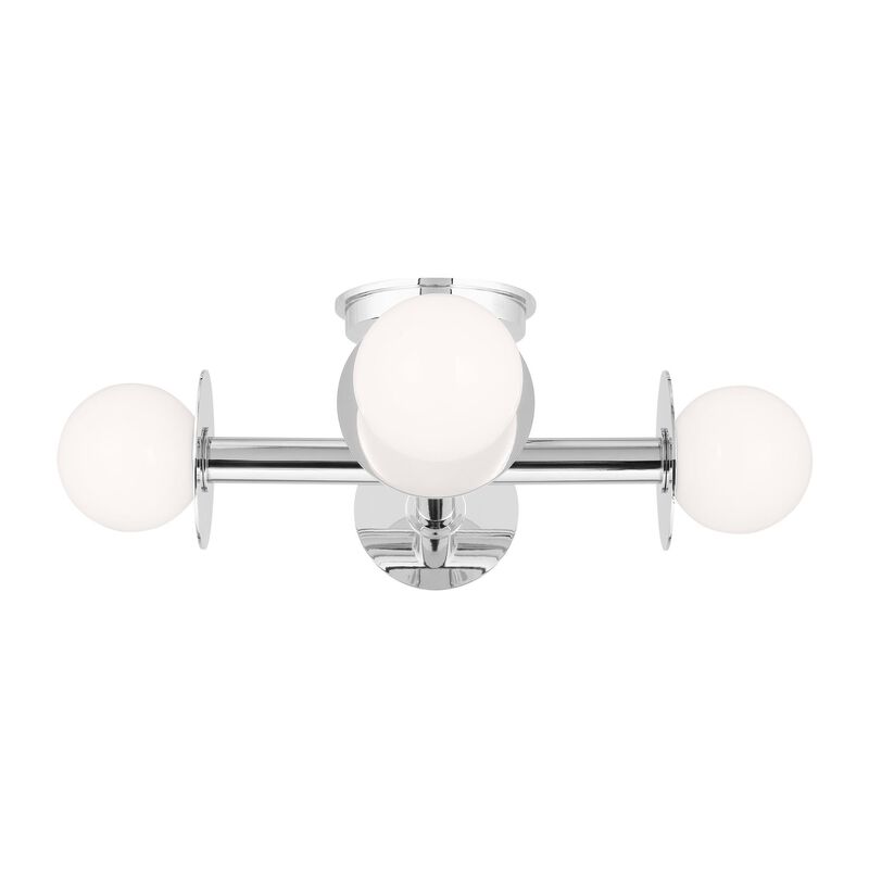 Kelly Wearstler Nodes 18 Inch 4 Light Semi Flush Mount by Visual Comfort Studio