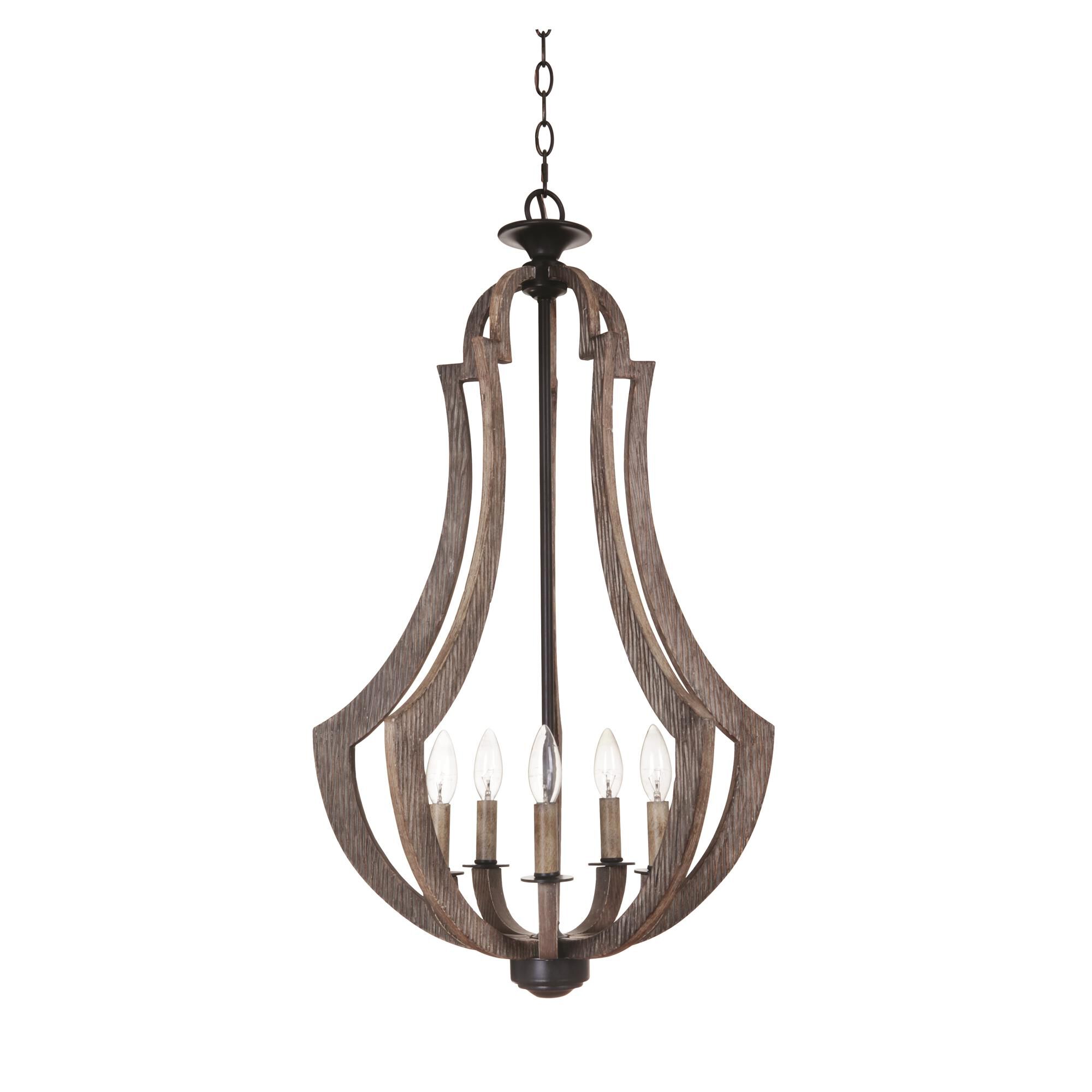 Shown in Weathered Pine/Bronze finish