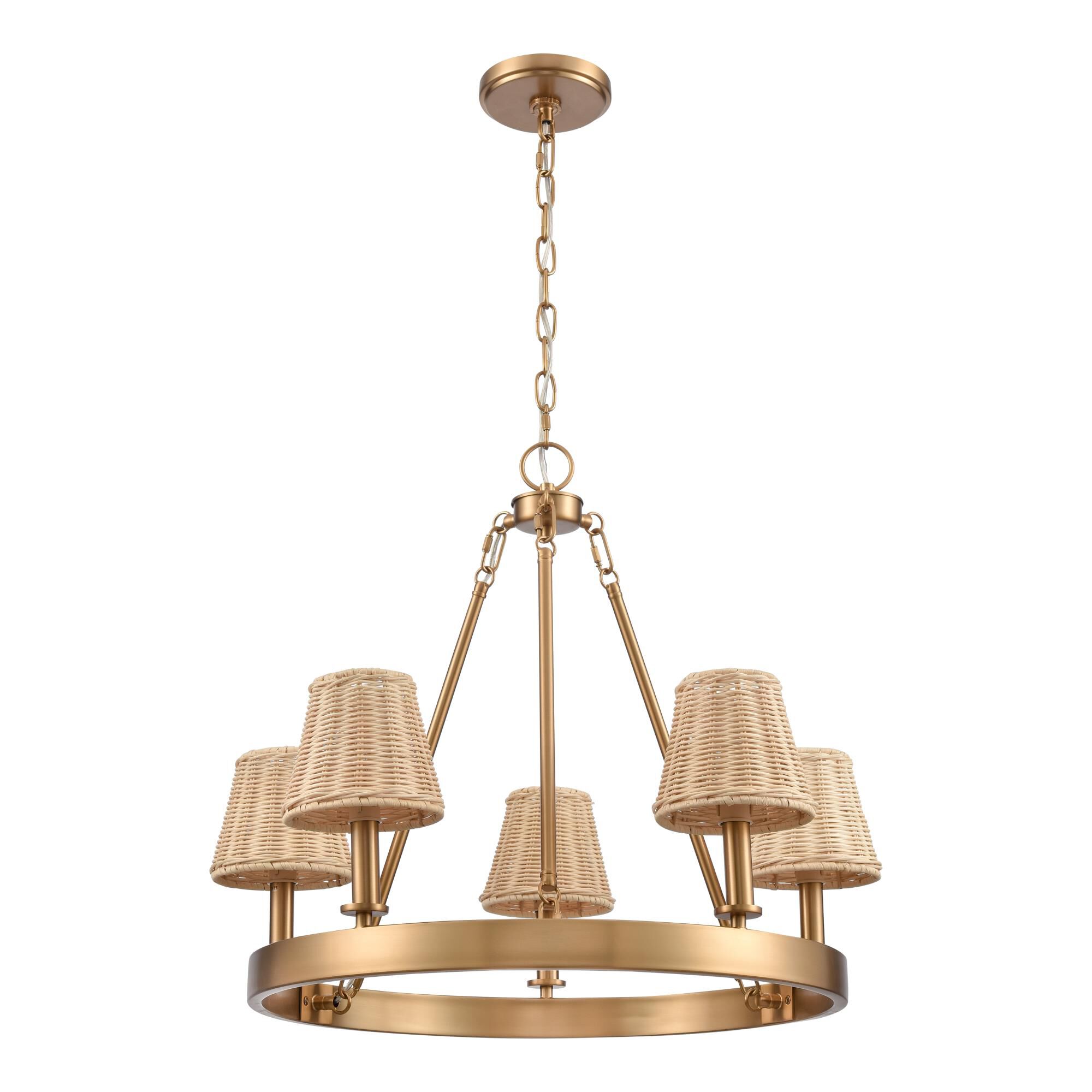 Rydell 24 Inch 5 Light Chandelier by ELK Lighting
