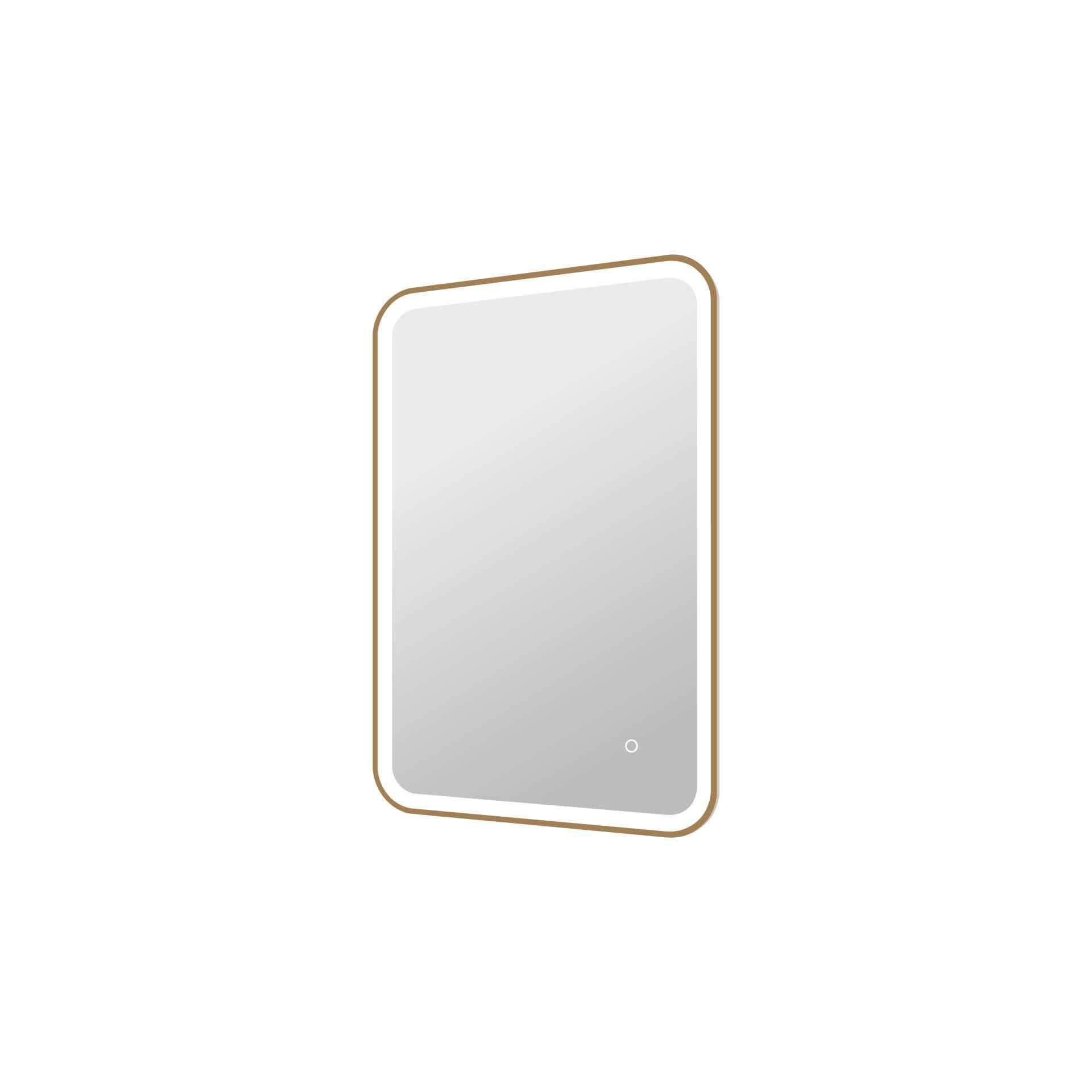 Harmoni 36 Inch Rectangular LED Lighted Mirror by Elegant Decor