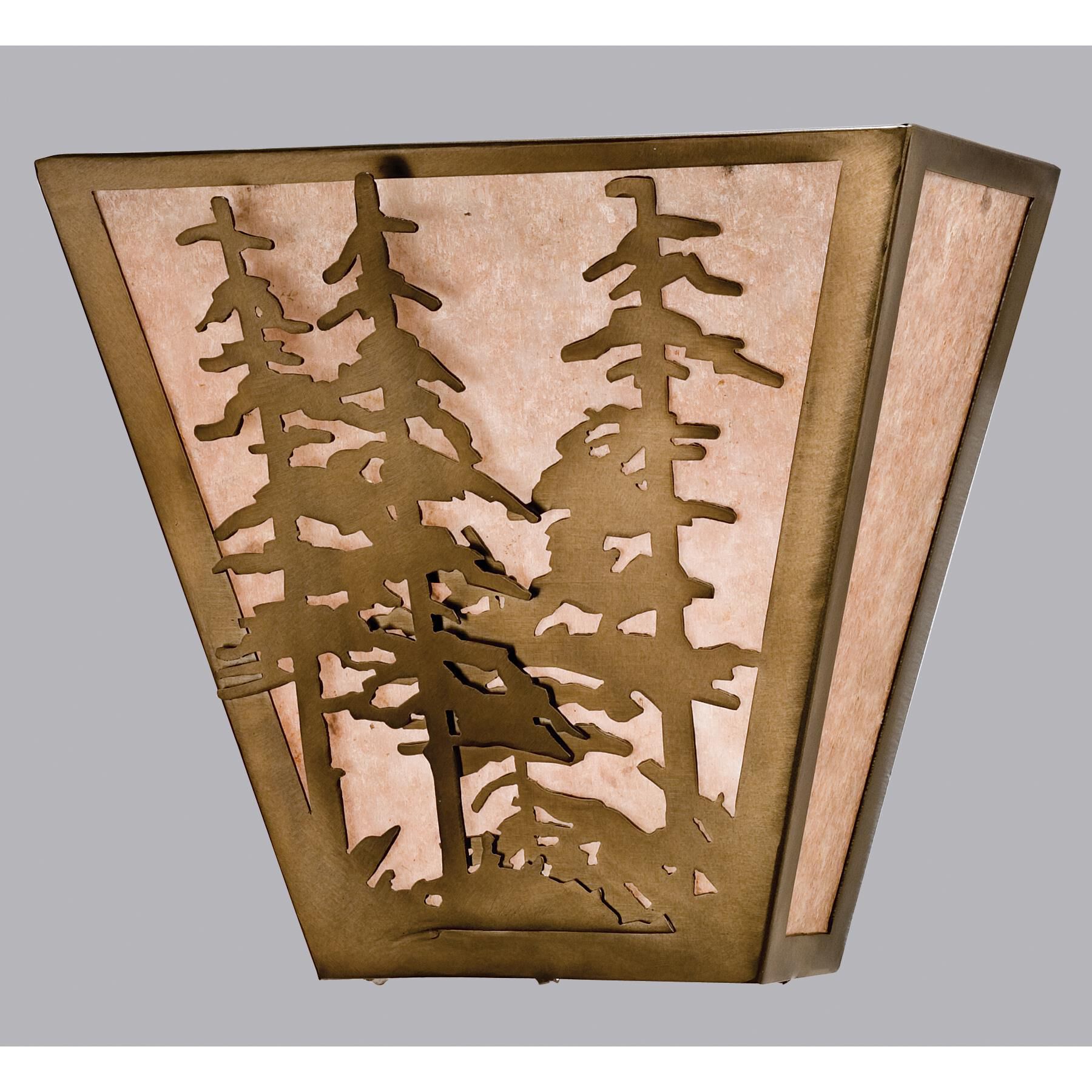Tall Pines 13 Inch Wall Sconce by Meyda Lighting