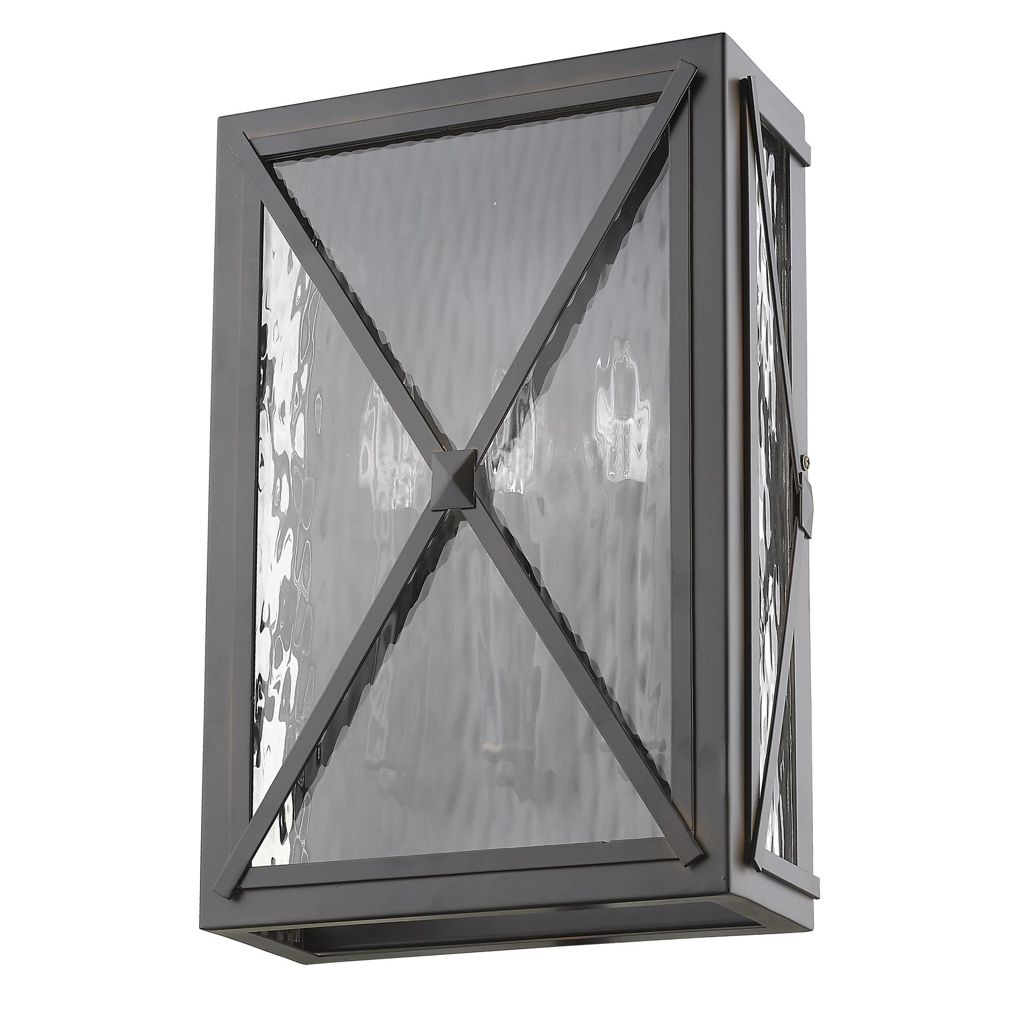 Brooklyn 15 Inch Tall 3 Light Outdoor Wall Light by Acclaim Lighting