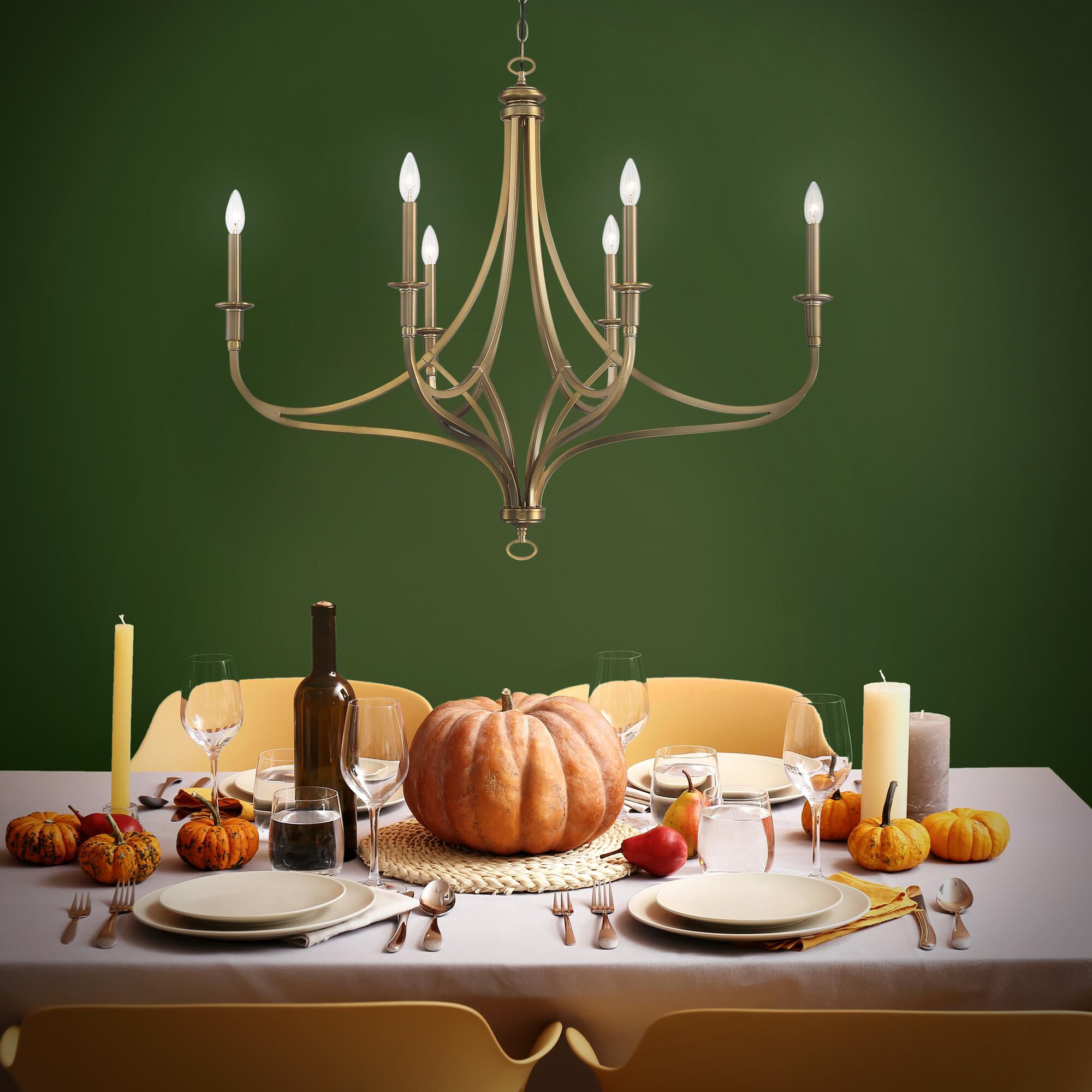 Covent Park 28 Inch 6 Light Chandelier by Minka Lavery