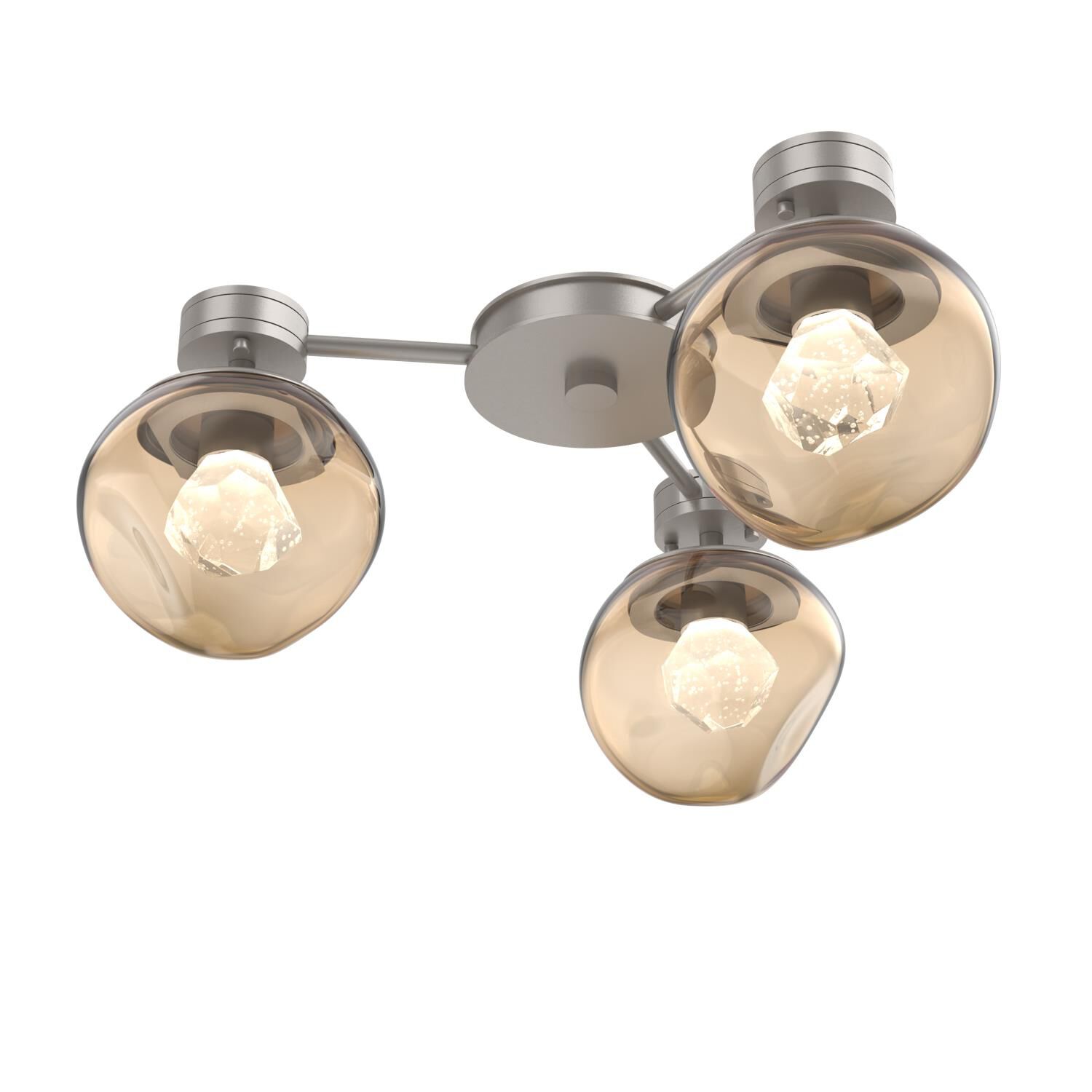 Shown in Beige Silver finish and Bronze with Faceted Gem glass