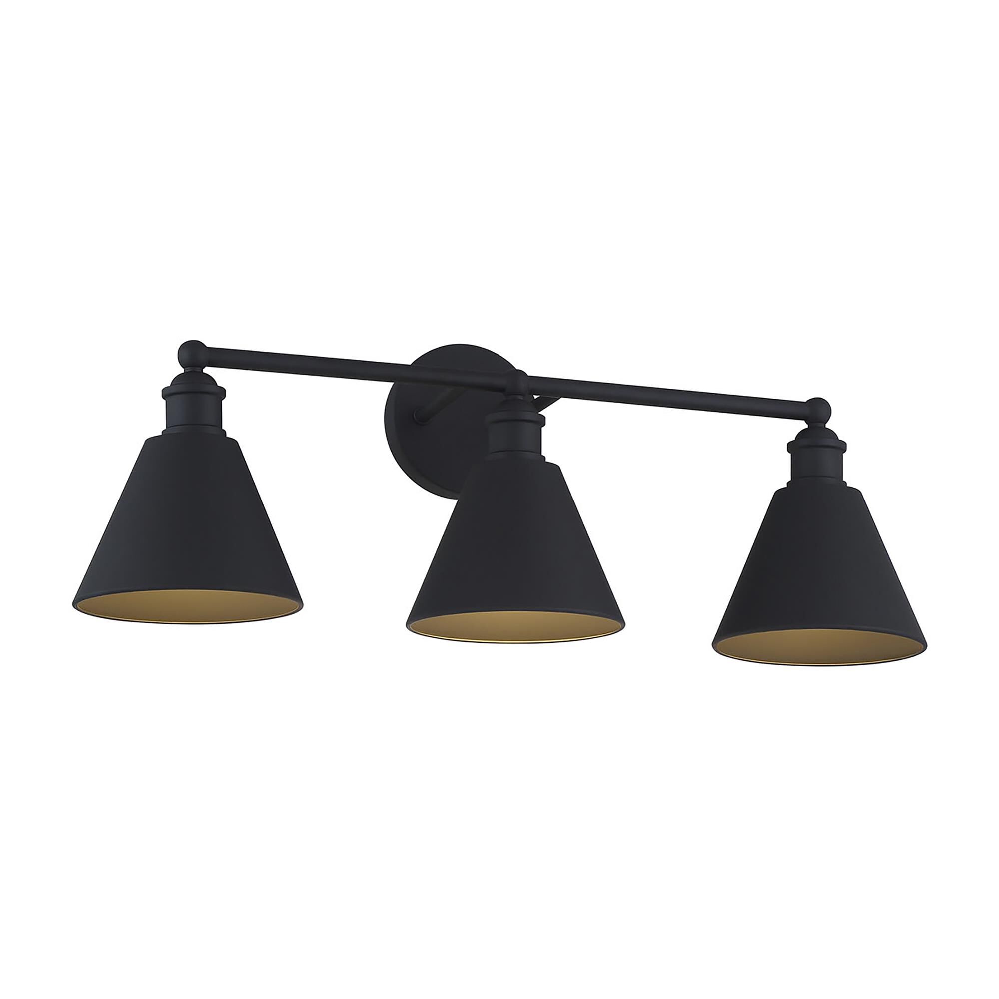 Shown in Matte Black finish and Matte Black Metal shade