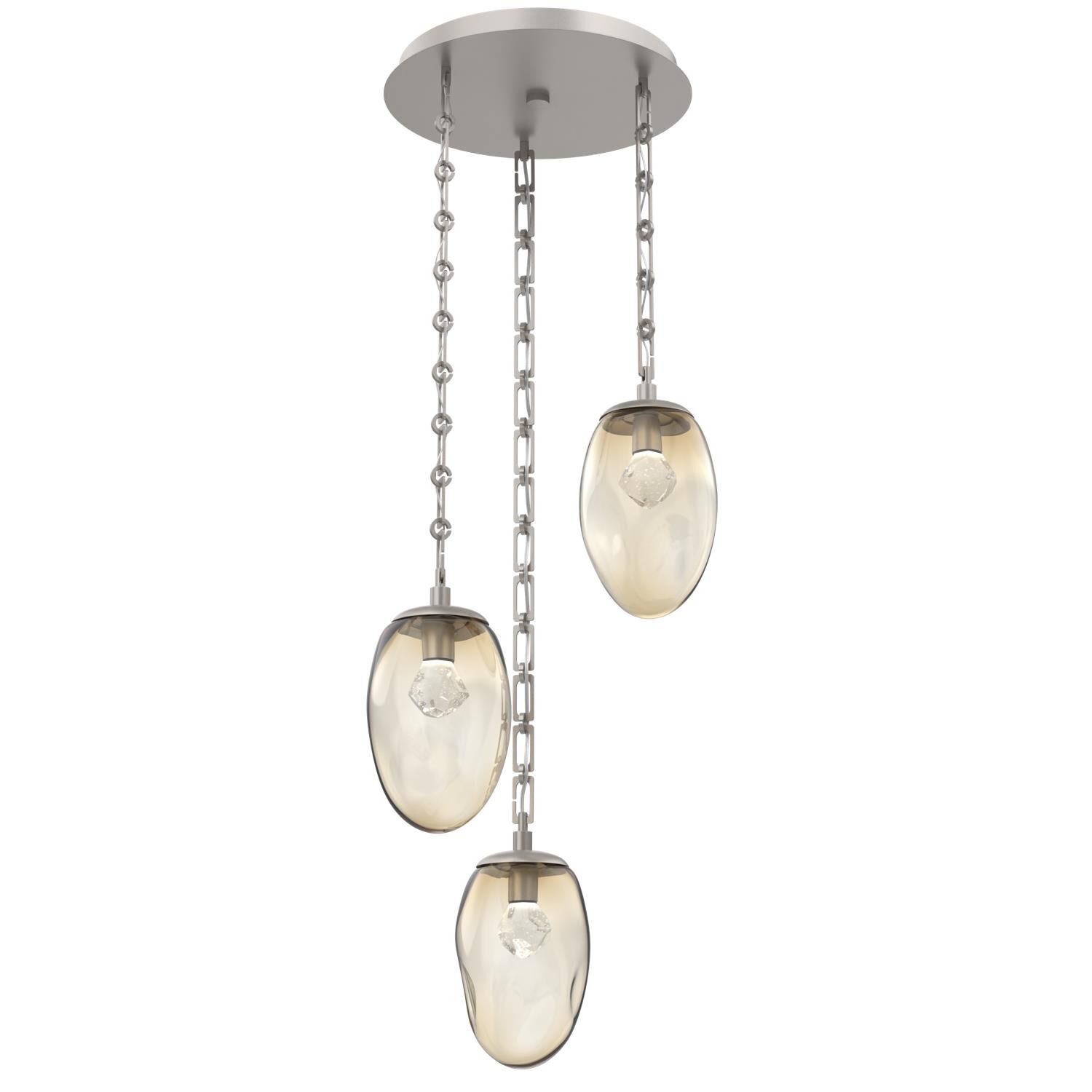 Levi Wilson Meteo Led 20 Inch Multi Light Pendant by Hammerton Studio