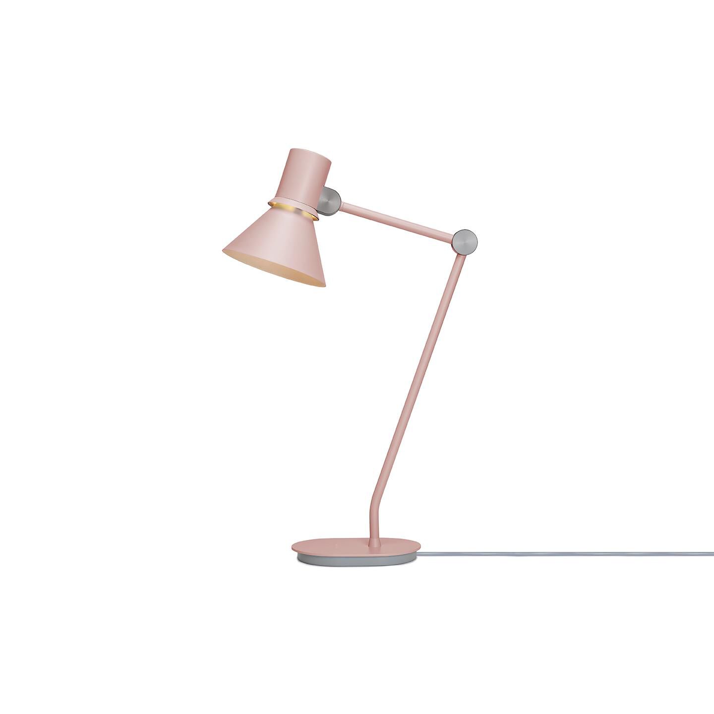 Shown in Rose Pink finish and Aluminum shade