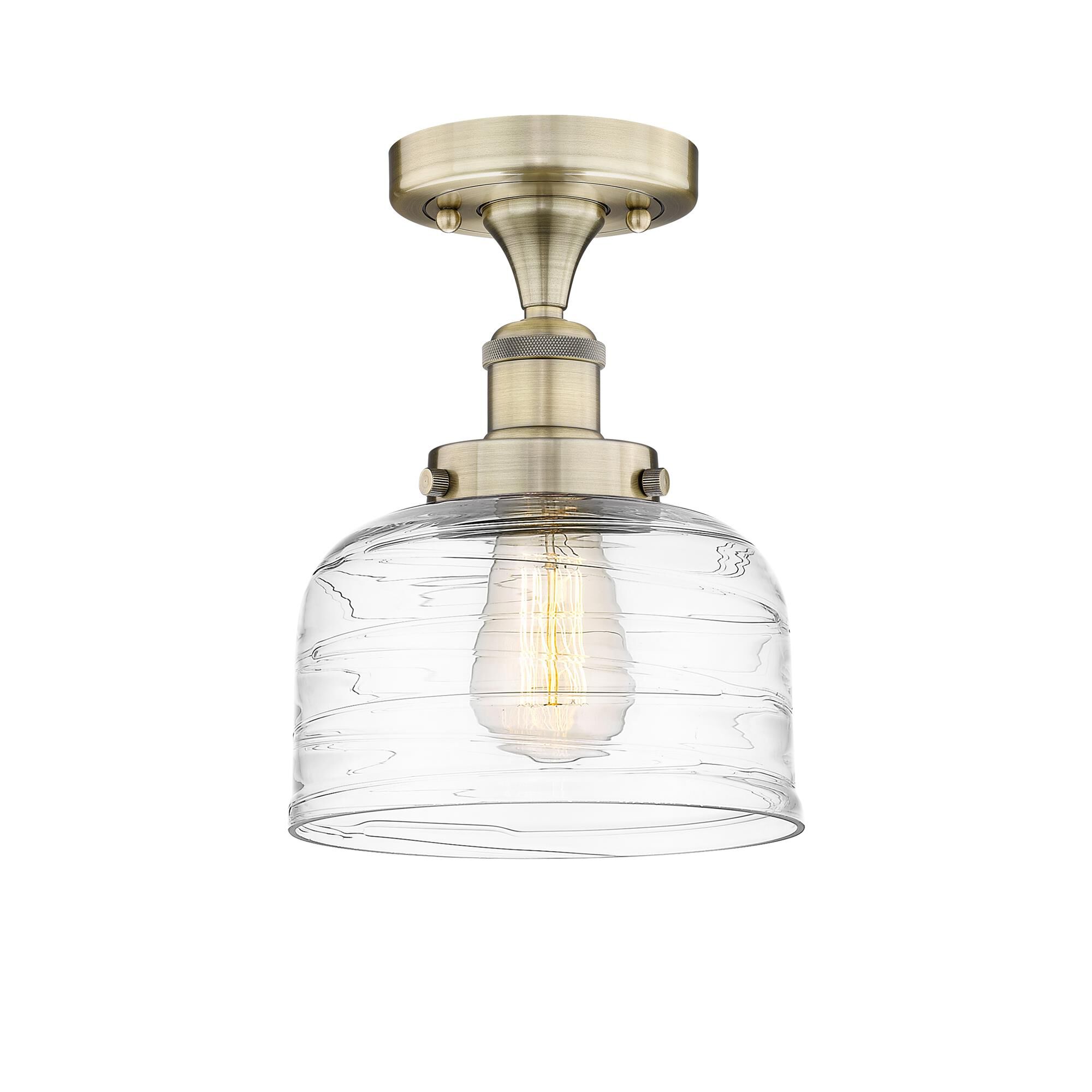 Bruno Marashlian Bell 6 Inch 1 Light Semi Flush Mount by Innovations Lighting