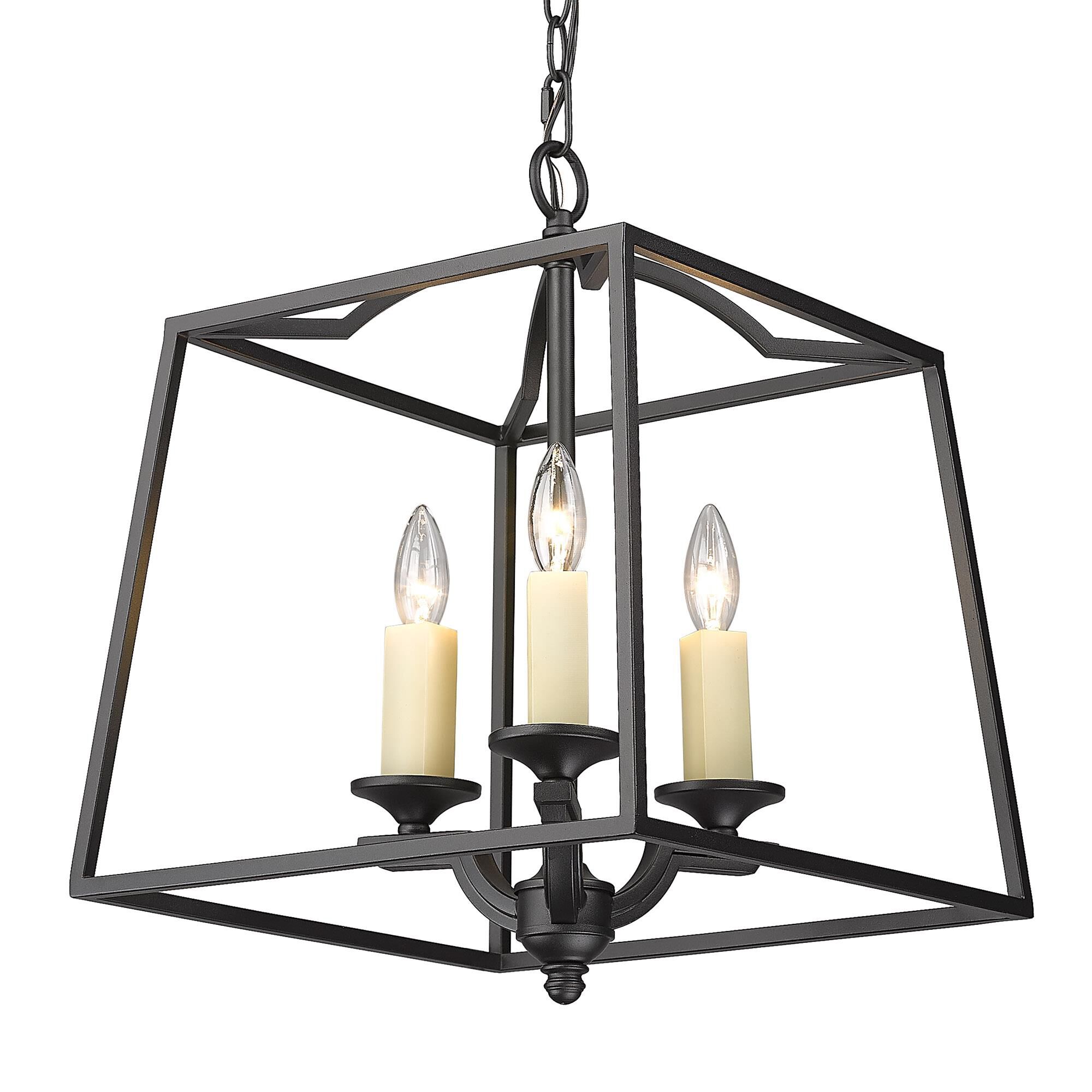 Athena Cage Pendant by Golden Lighting