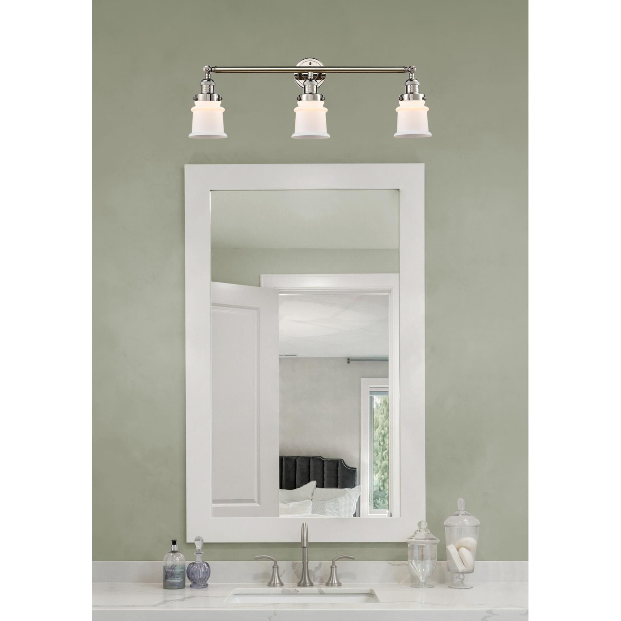 Bruno Marashlian Small Canton 30 Inch 3 Light Bath Vanity Light by Innovations Lighting