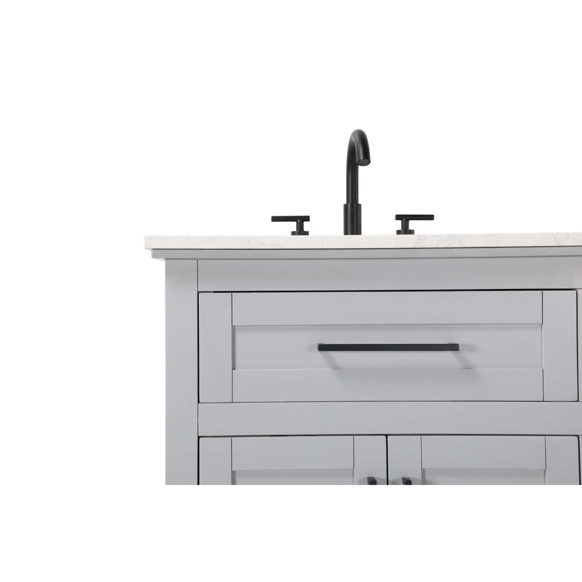 Shown in Grey finish