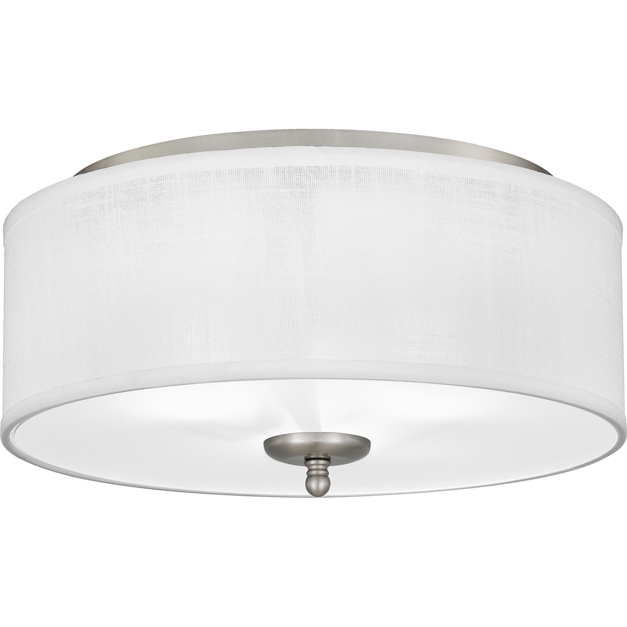 Blanche 16 Inch 3 Light Flush Mount by Quoizel