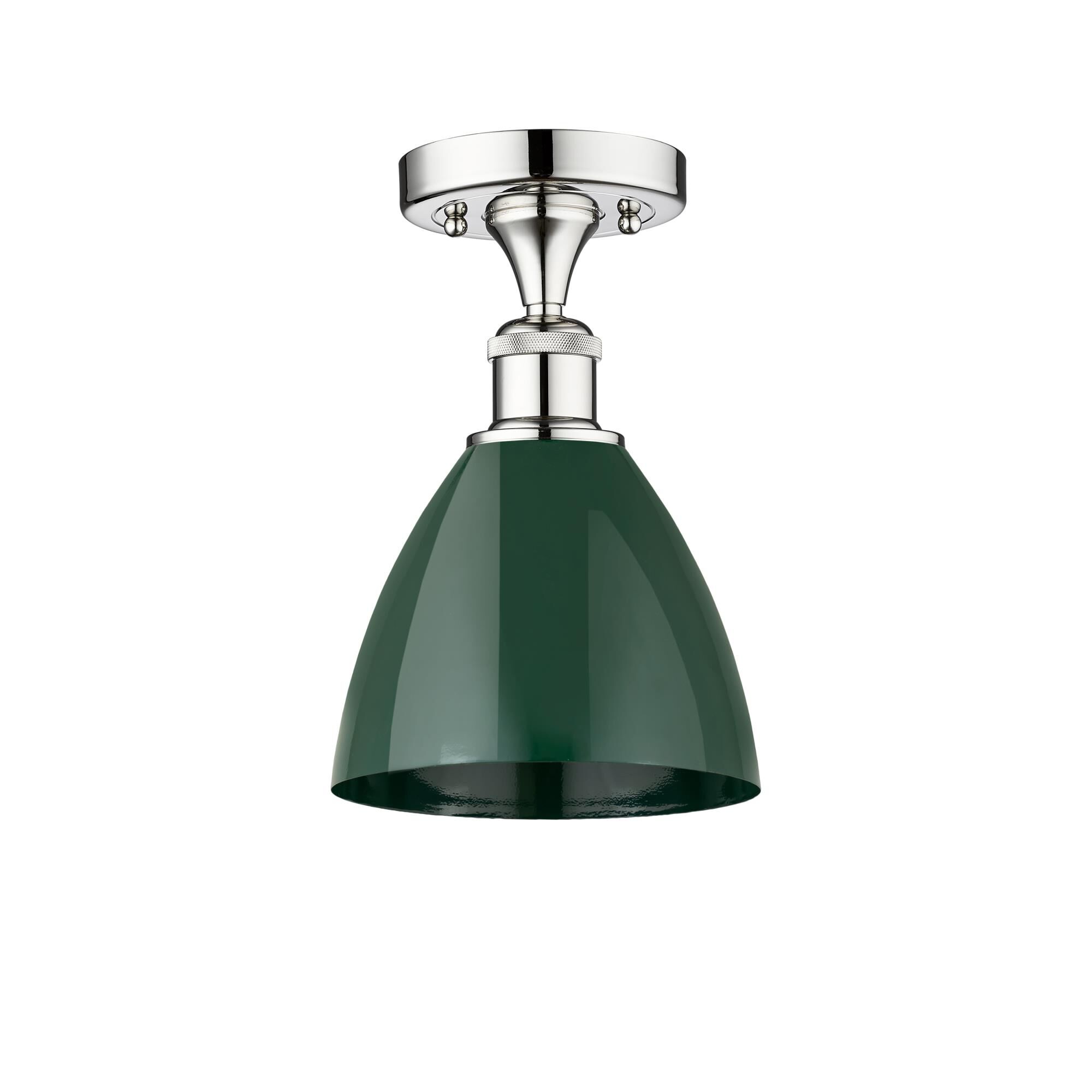 Shown in Polished Chrome finish and Green shade